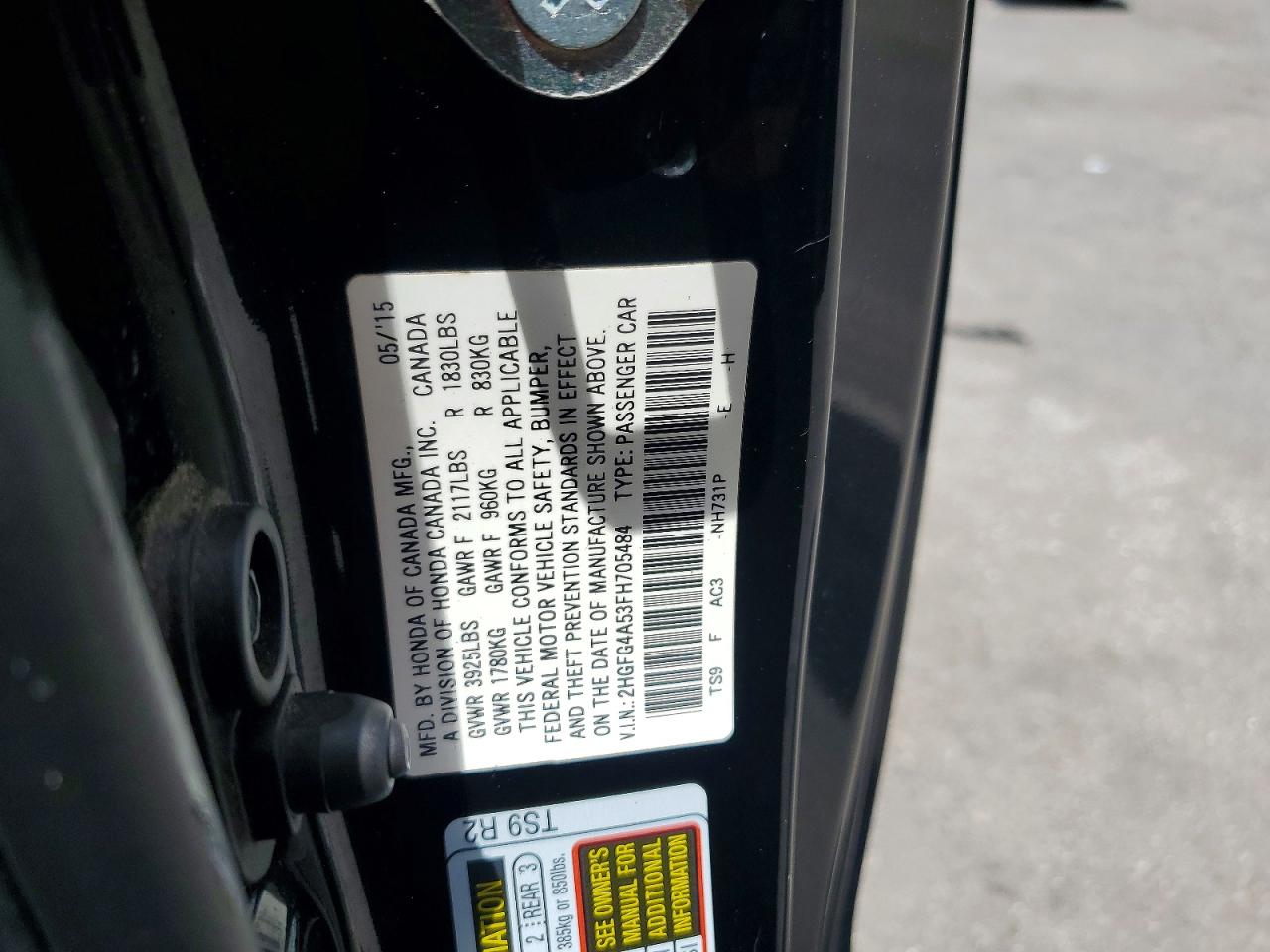 2015 Honda Civic Si Black vin: 2HGFG4A53FH705484