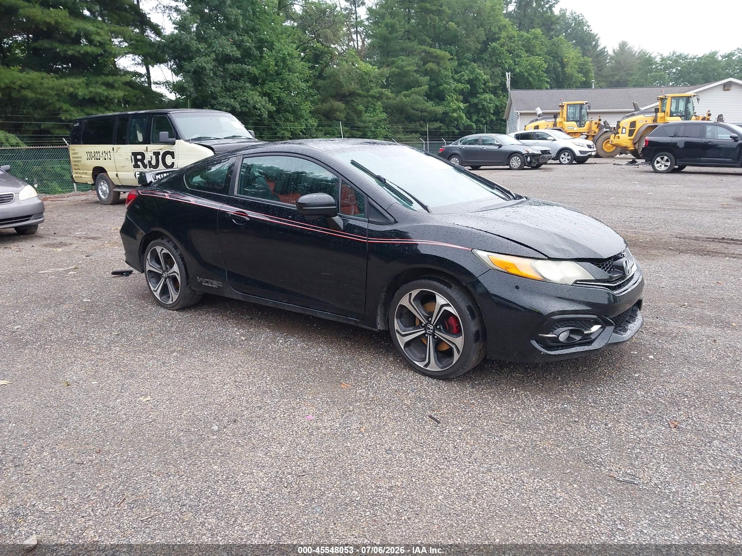 2015 Honda Civic Si Black vin: 2HGFG4A53FH707087