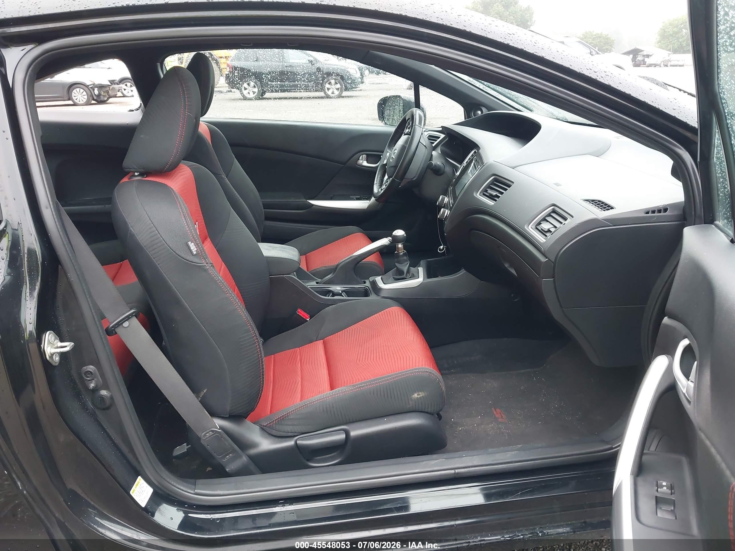 2015 Honda Civic Si Black vin: 2HGFG4A53FH707087