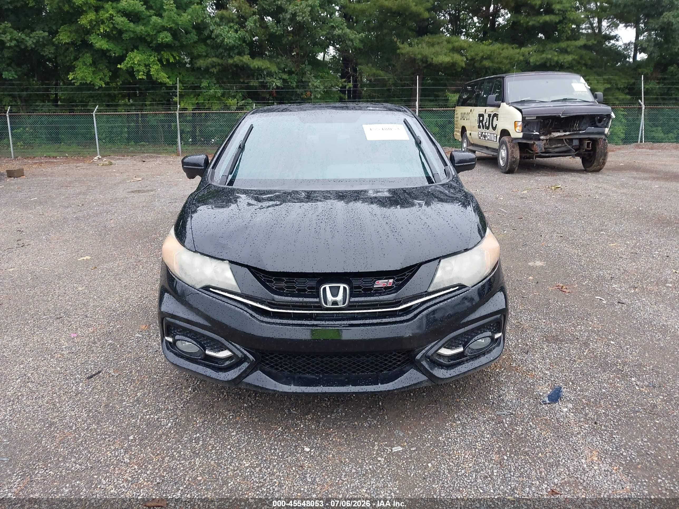 2015 Honda Civic Si Black vin: 2HGFG4A53FH707087