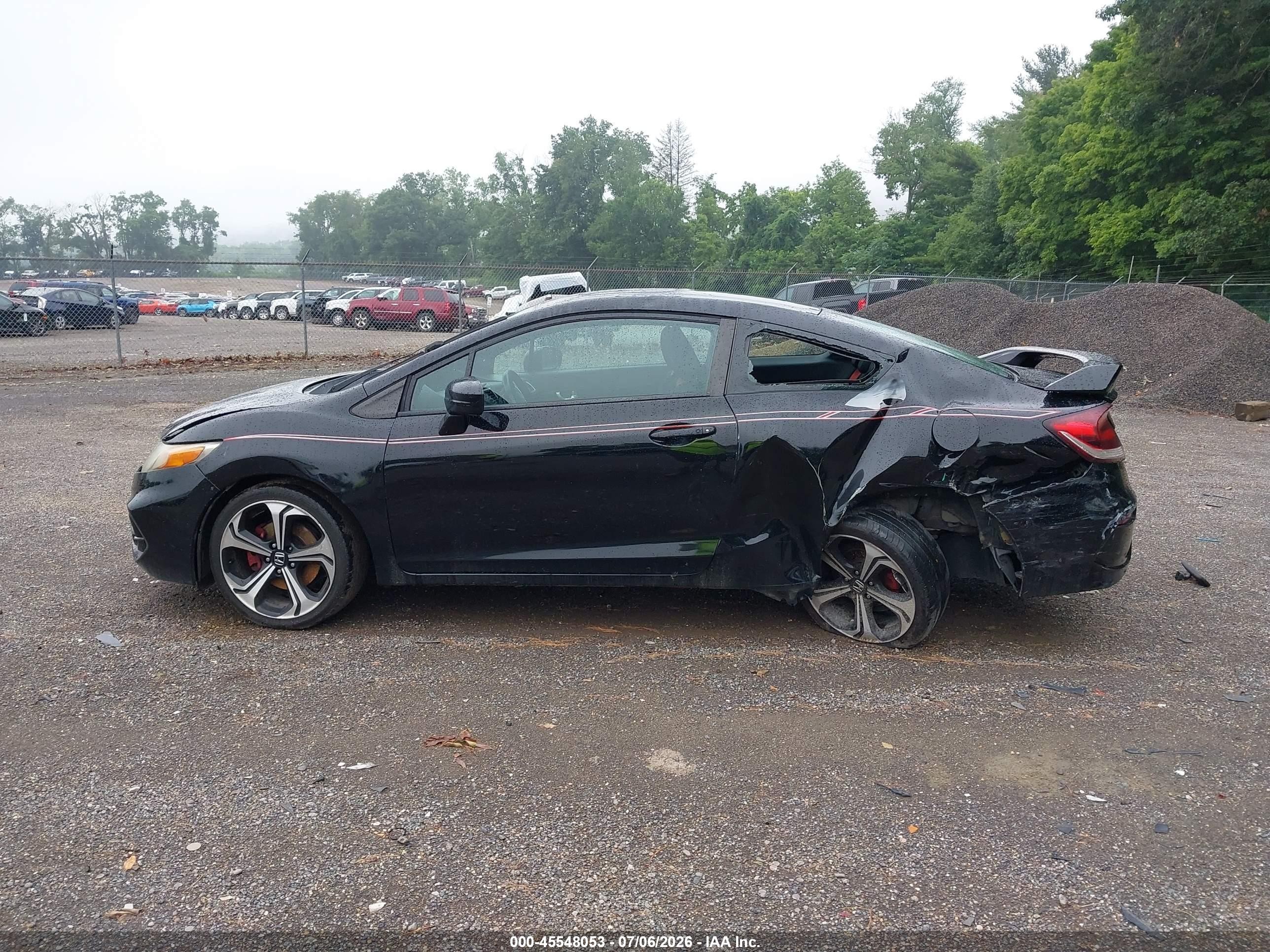 2015 Honda Civic Si Black vin: 2HGFG4A53FH707087