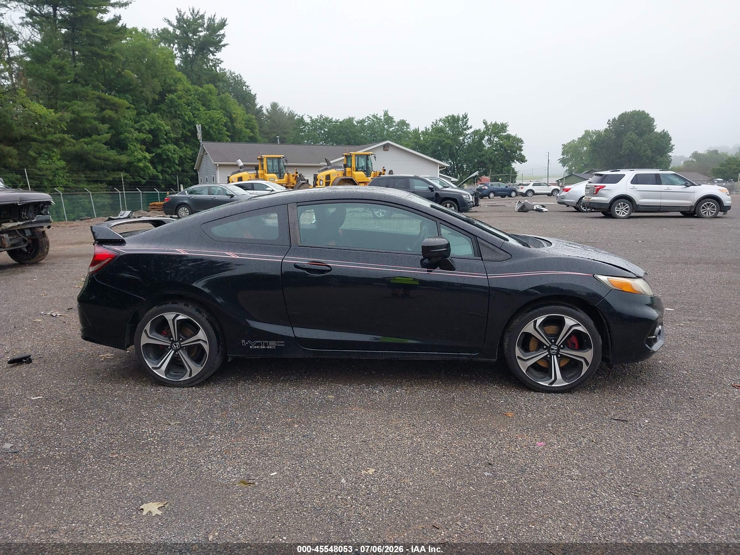 2015 Honda Civic Si Black vin: 2HGFG4A53FH707087