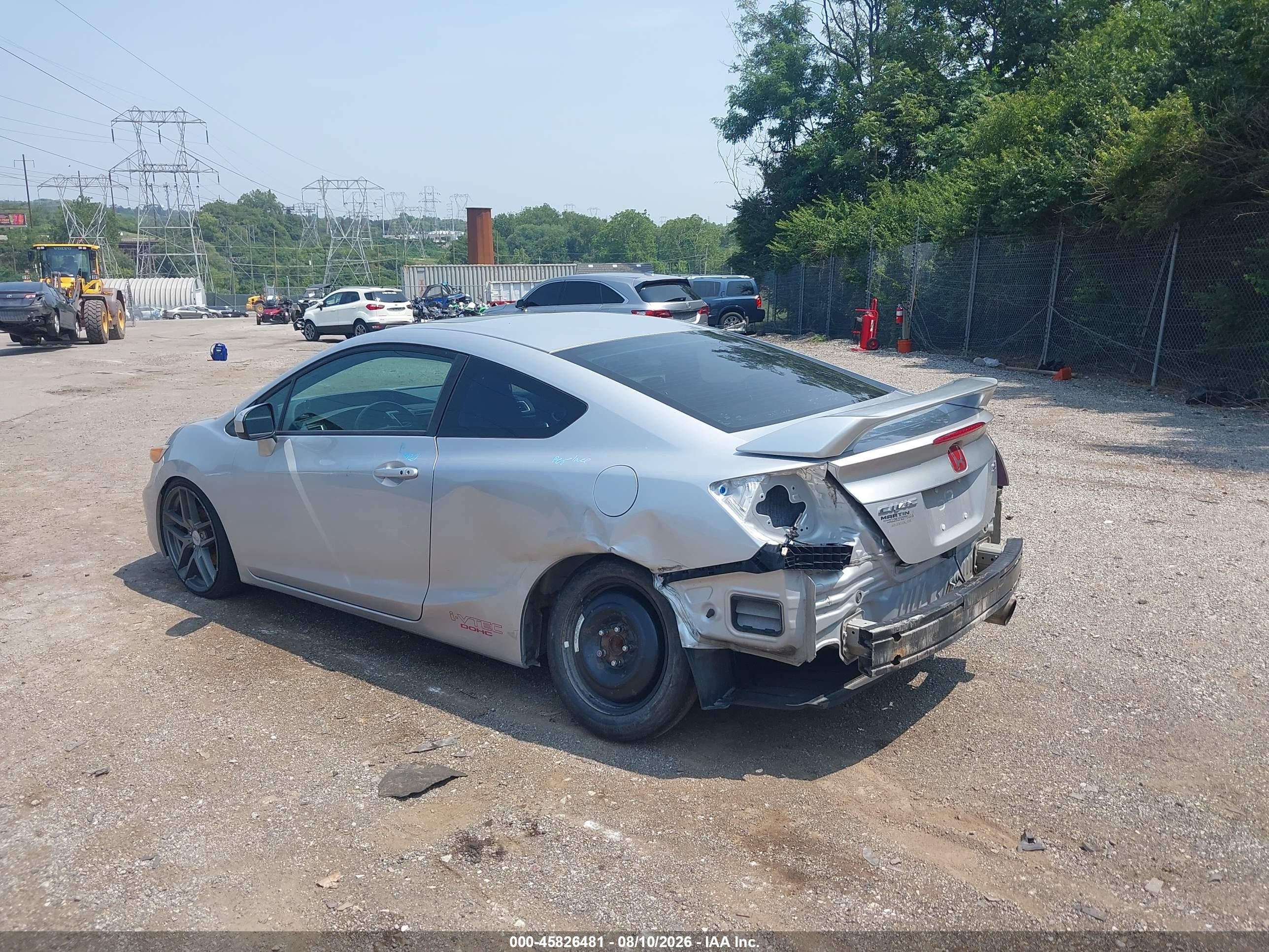 2015 Honda Civic Si Silver vin: 2HGFG4A53FH707977