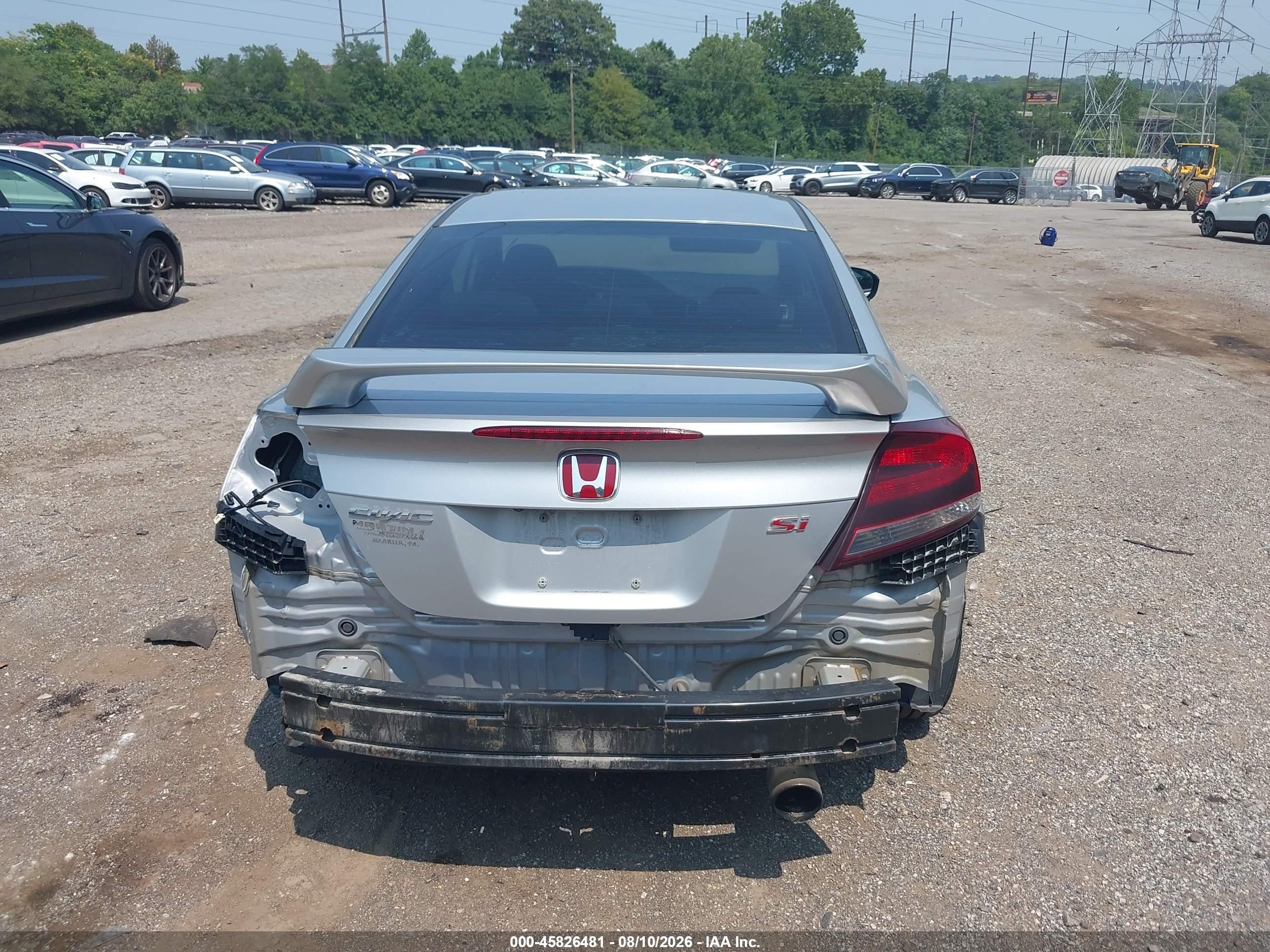 2015 Honda Civic Si Silver vin: 2HGFG4A53FH707977