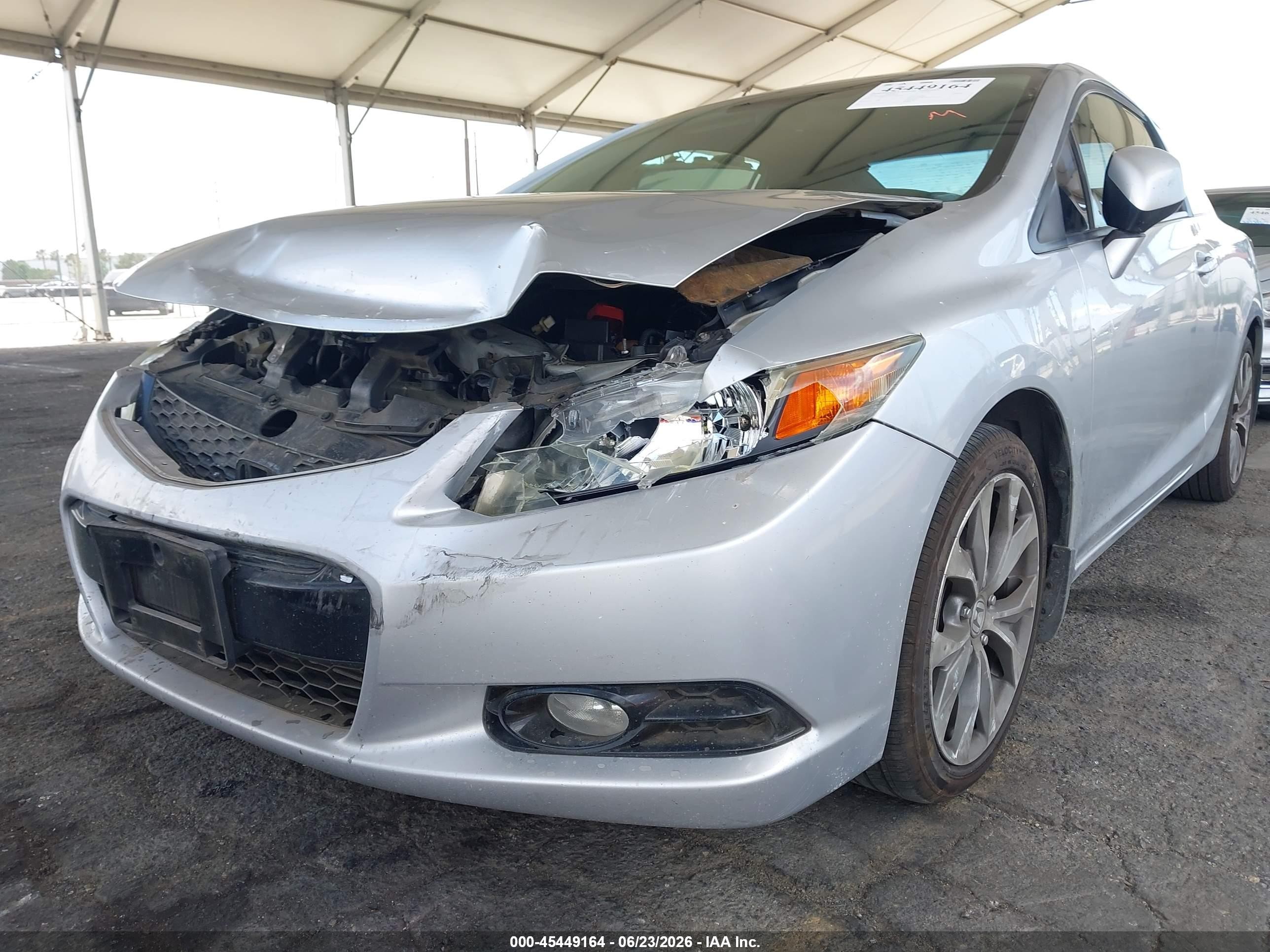 2012 Honda Civic Si Silver vin: 2HGFG4A54CH700418