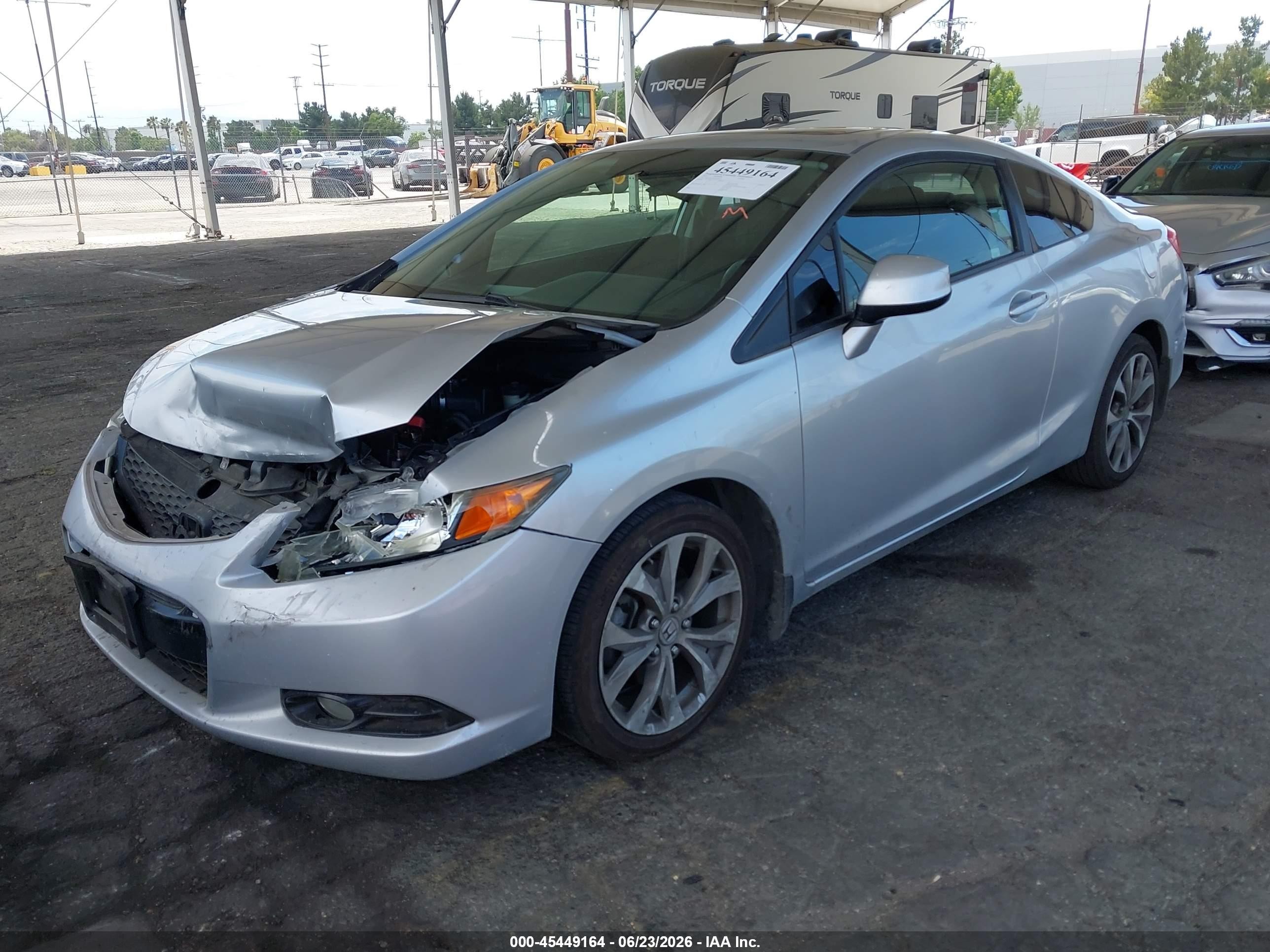 2012 Honda Civic Si Silver vin: 2HGFG4A54CH700418