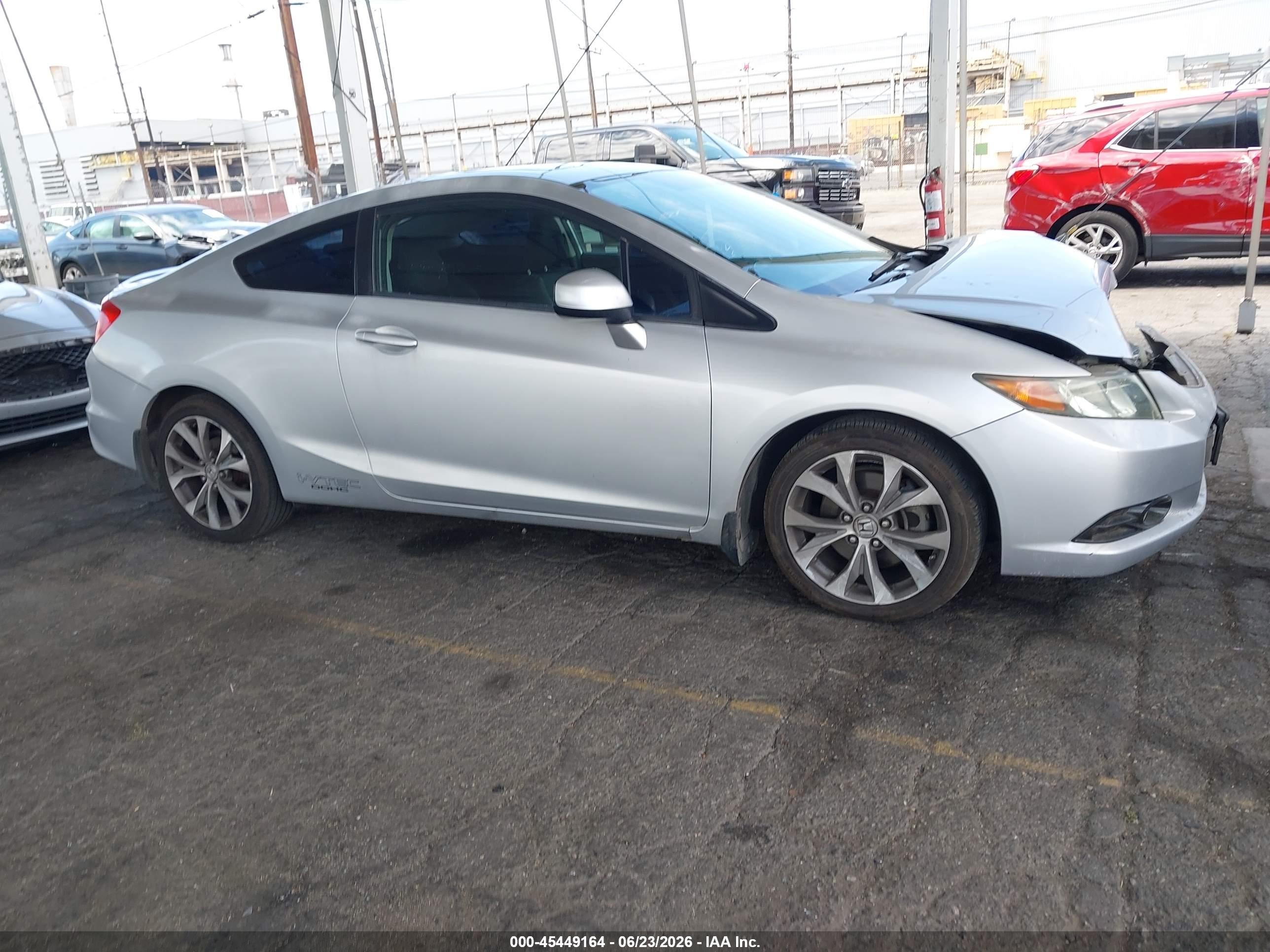2012 Honda Civic Si Silver vin: 2HGFG4A54CH700418