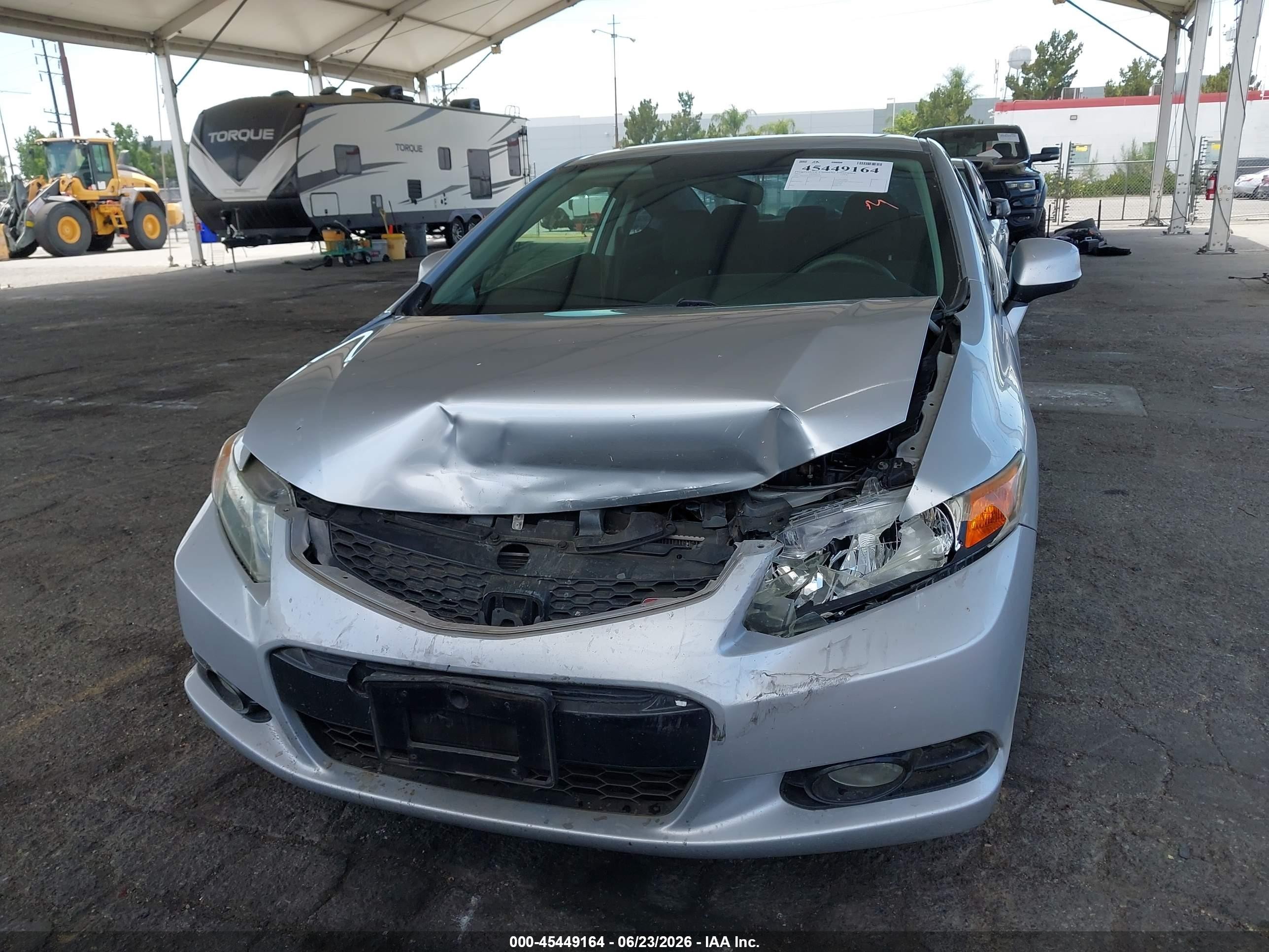2012 Honda Civic Si Silver vin: 2HGFG4A54CH700418