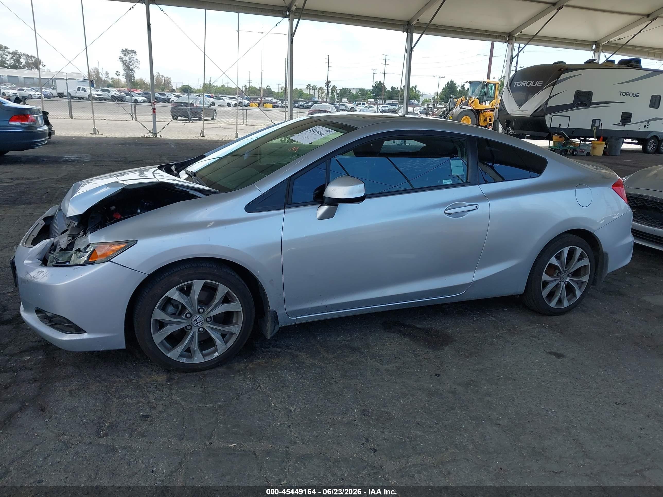 2012 Honda Civic Si Silver vin: 2HGFG4A54CH700418