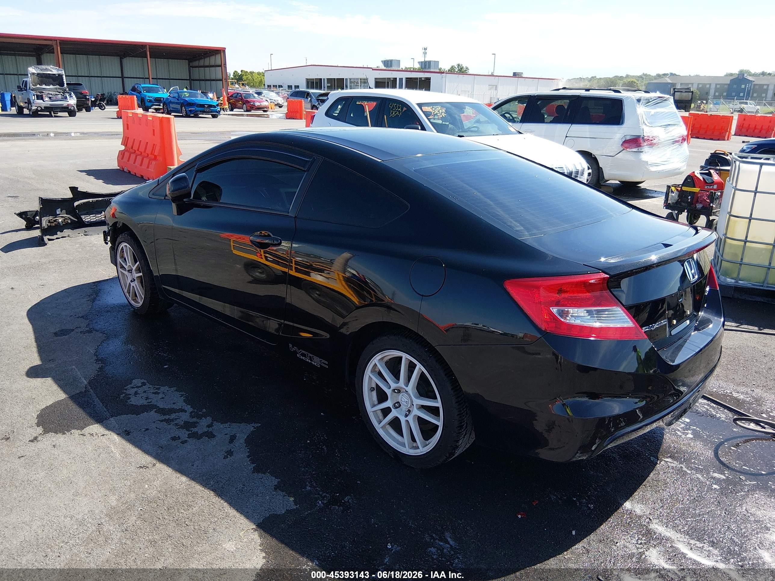 2012 Honda Civic Si Black vin: 2HGFG4A54CH703691