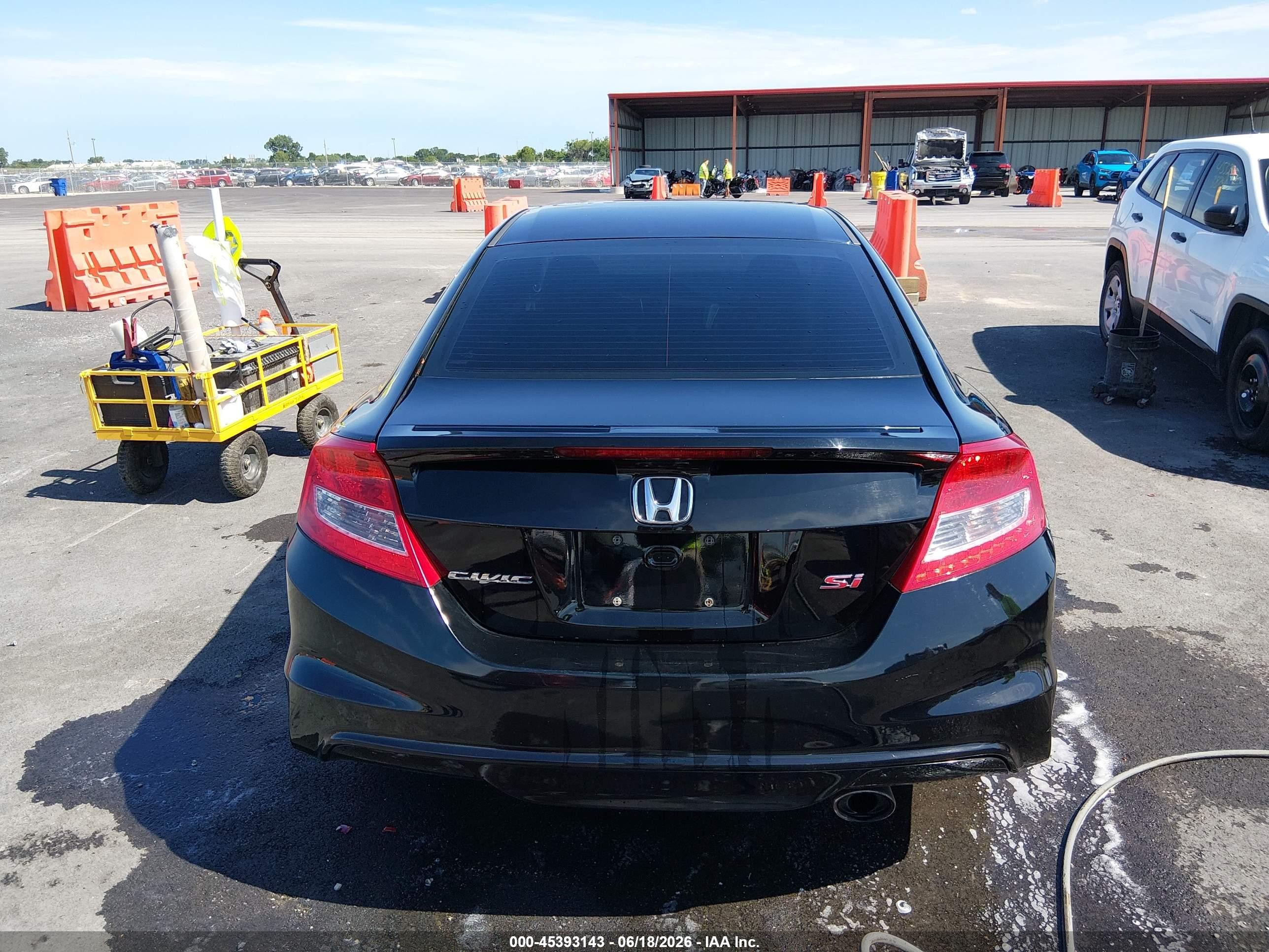 2012 Honda Civic Si Black vin: 2HGFG4A54CH703691