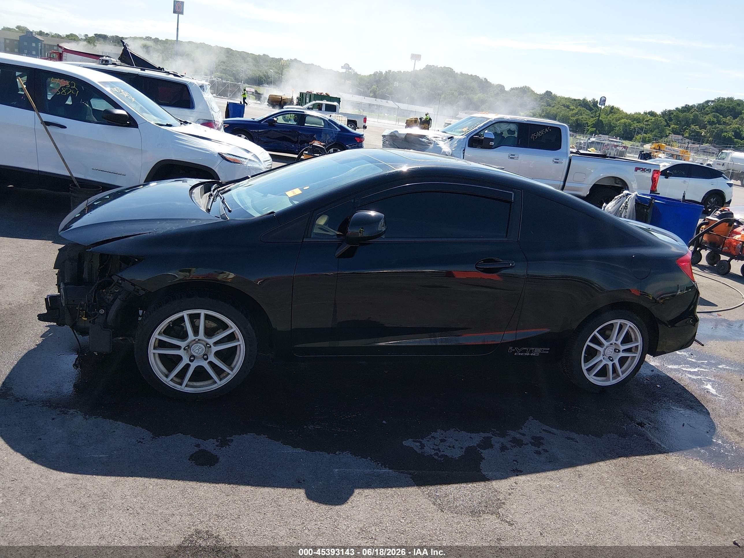 2012 Honda Civic Si Black vin: 2HGFG4A54CH703691