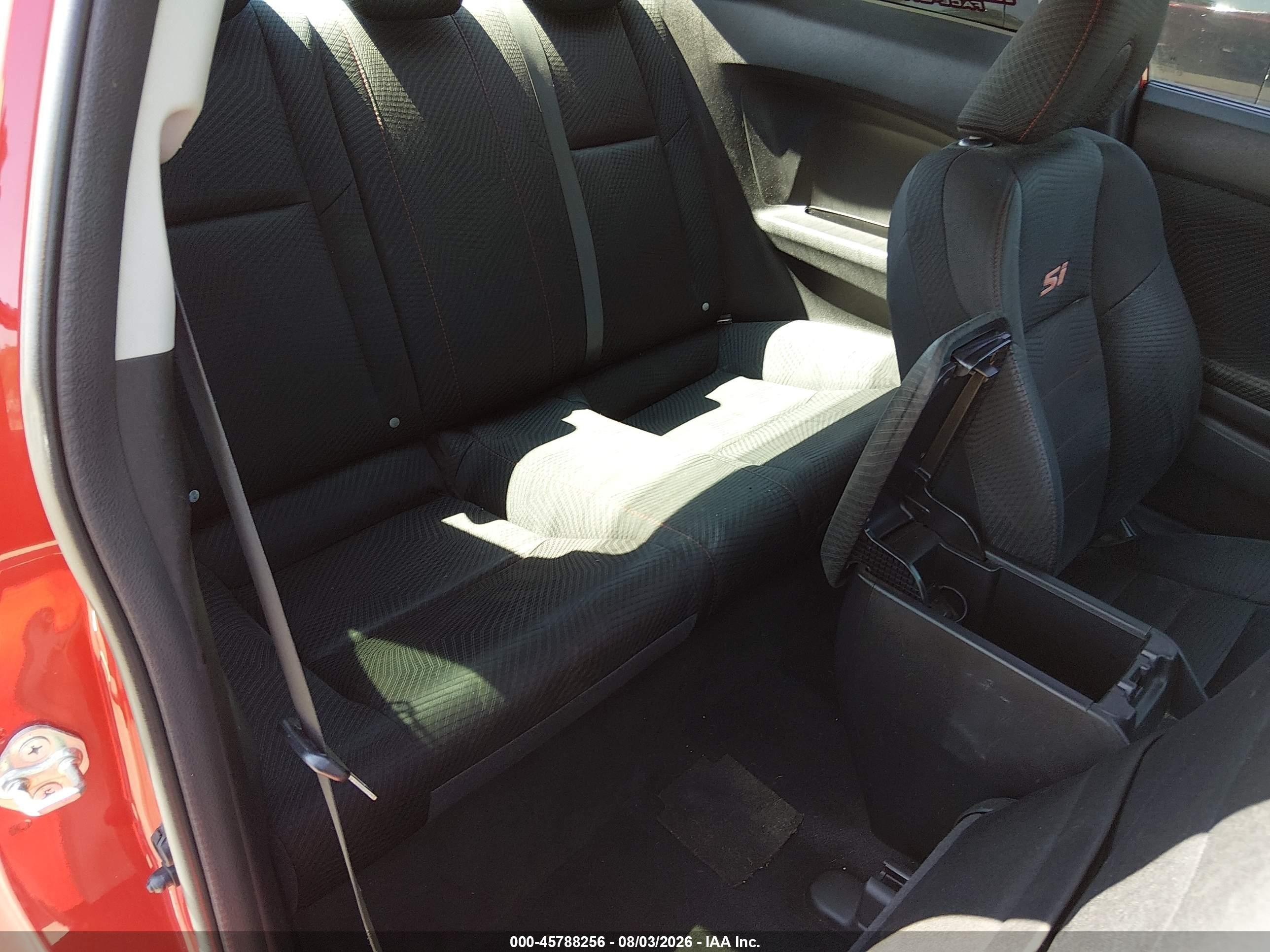 2012 Honda Civic Si Red vin: 2HGFG4A54CH709300