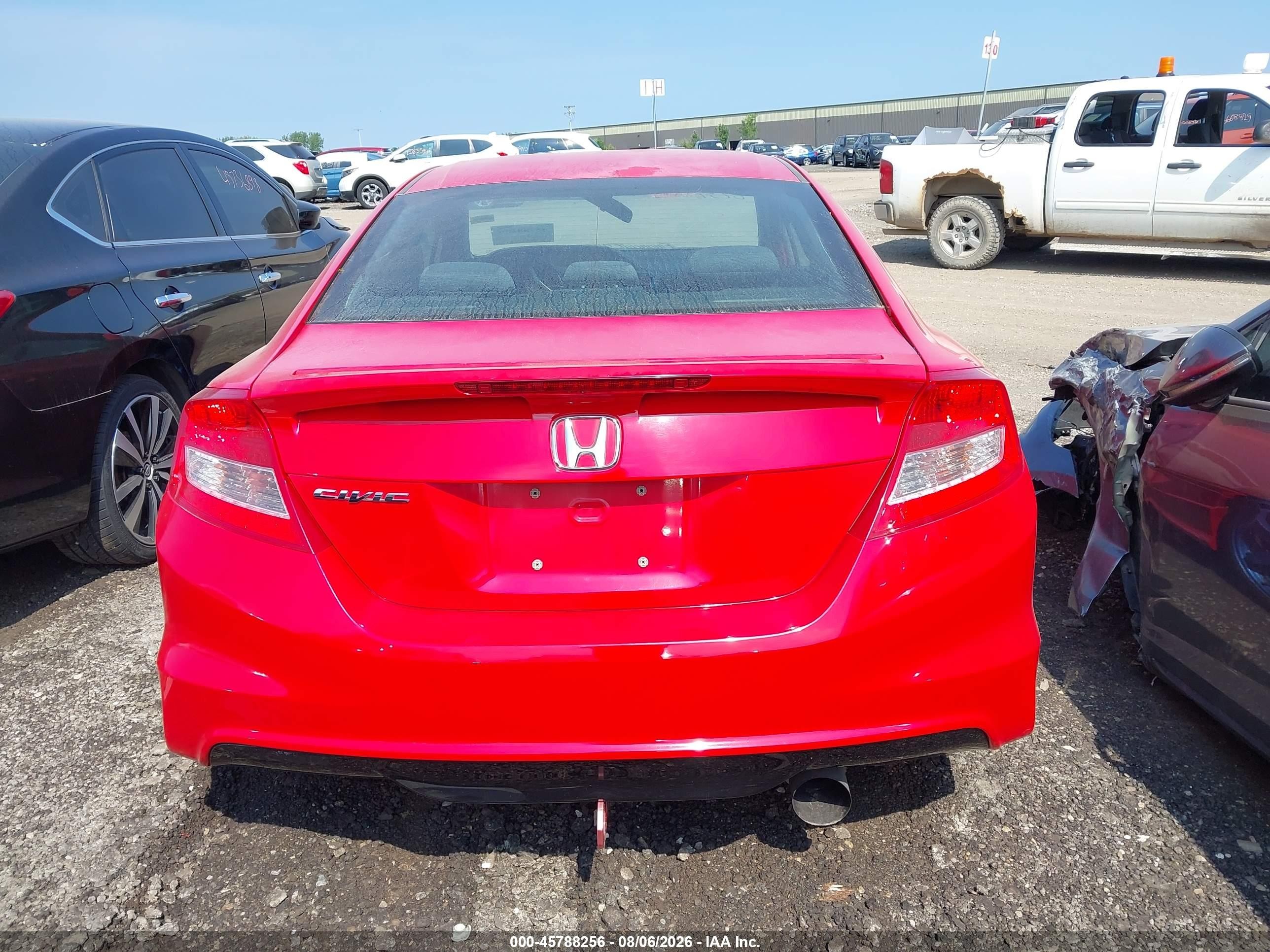 2012 Honda Civic Si Red vin: 2HGFG4A54CH709300