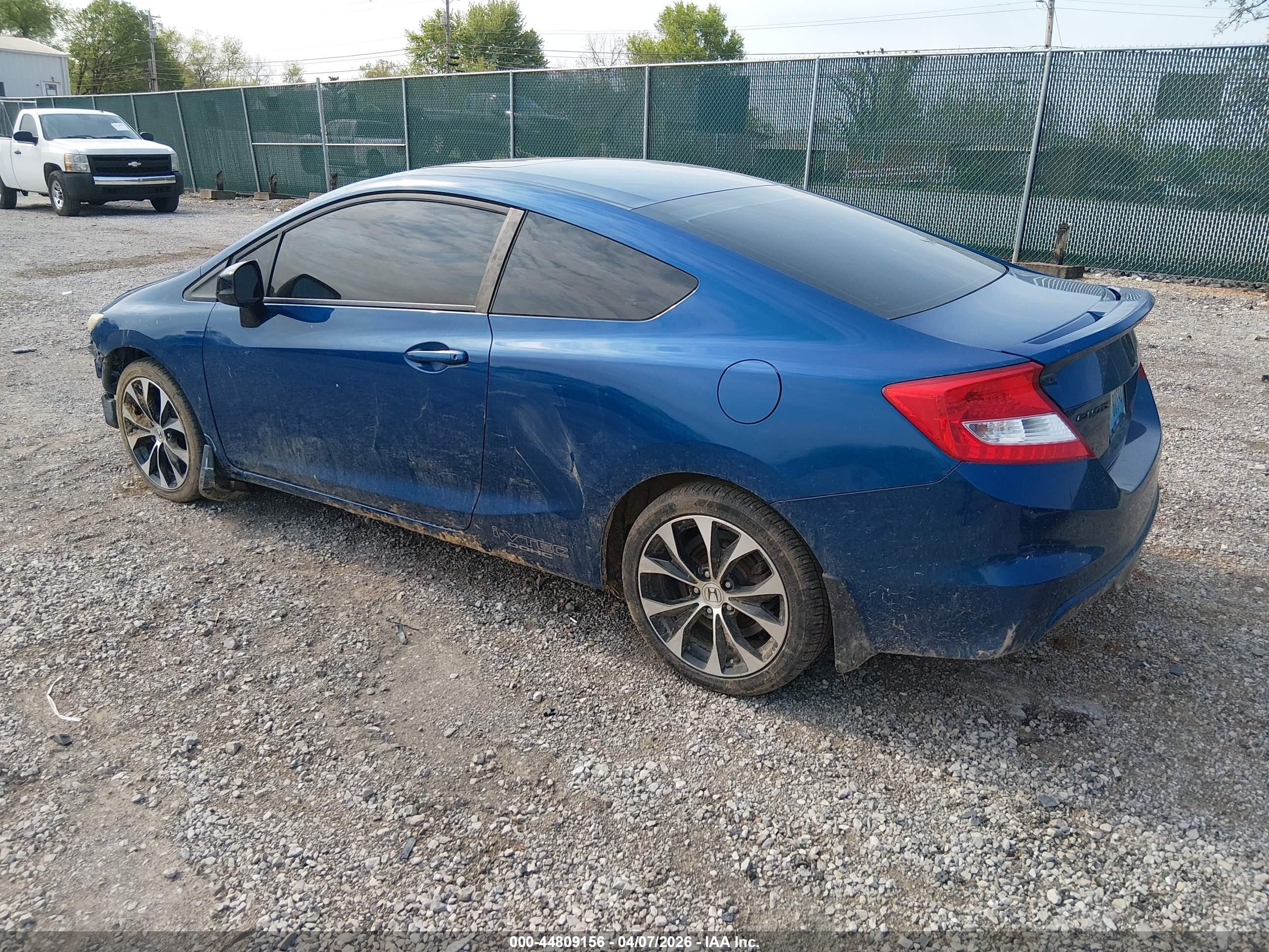 2013 Honda Civic Si Blue vin: 2HGFG4A54DH703921