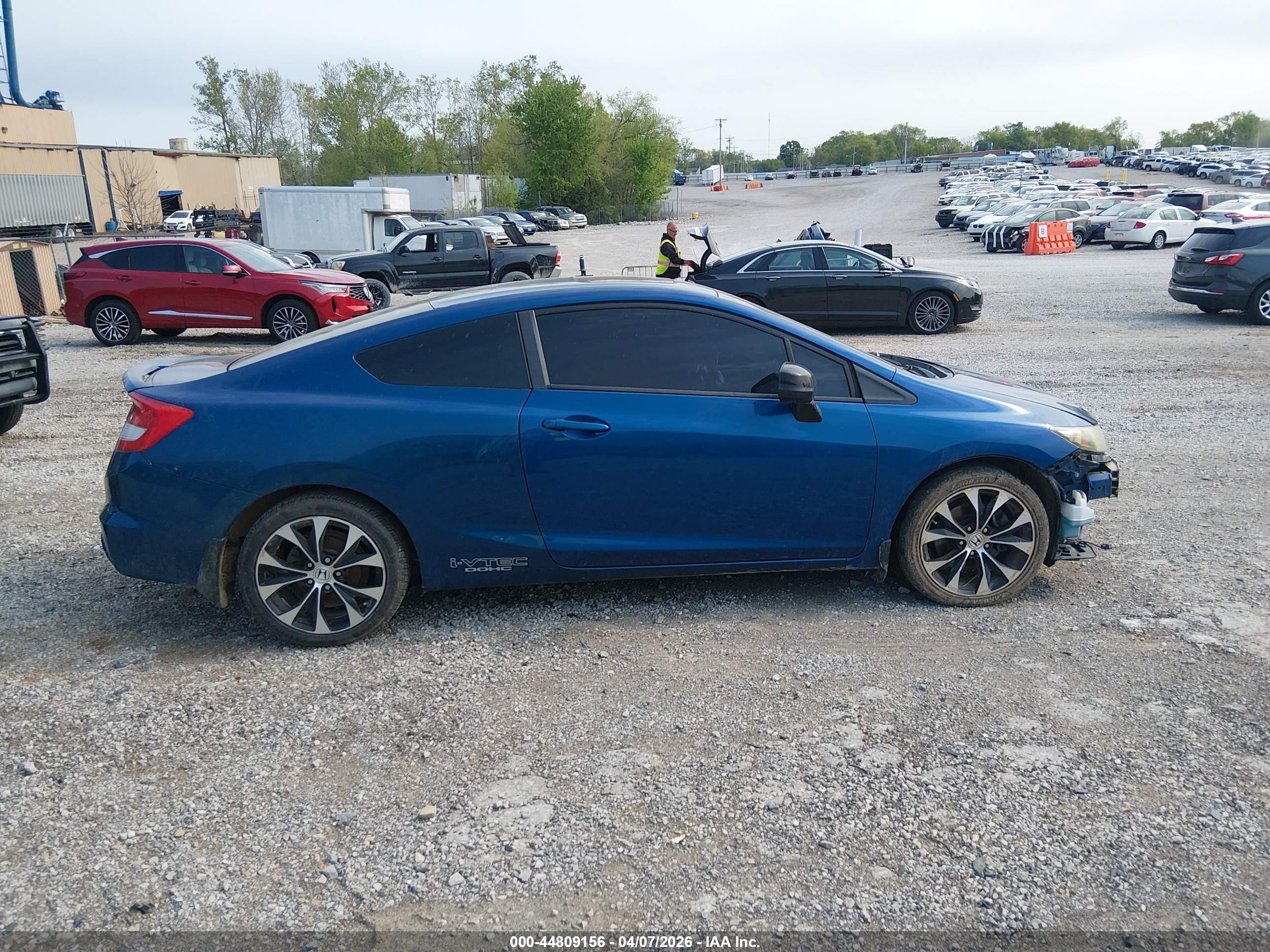2013 Honda Civic Si Blue vin: 2HGFG4A54DH703921