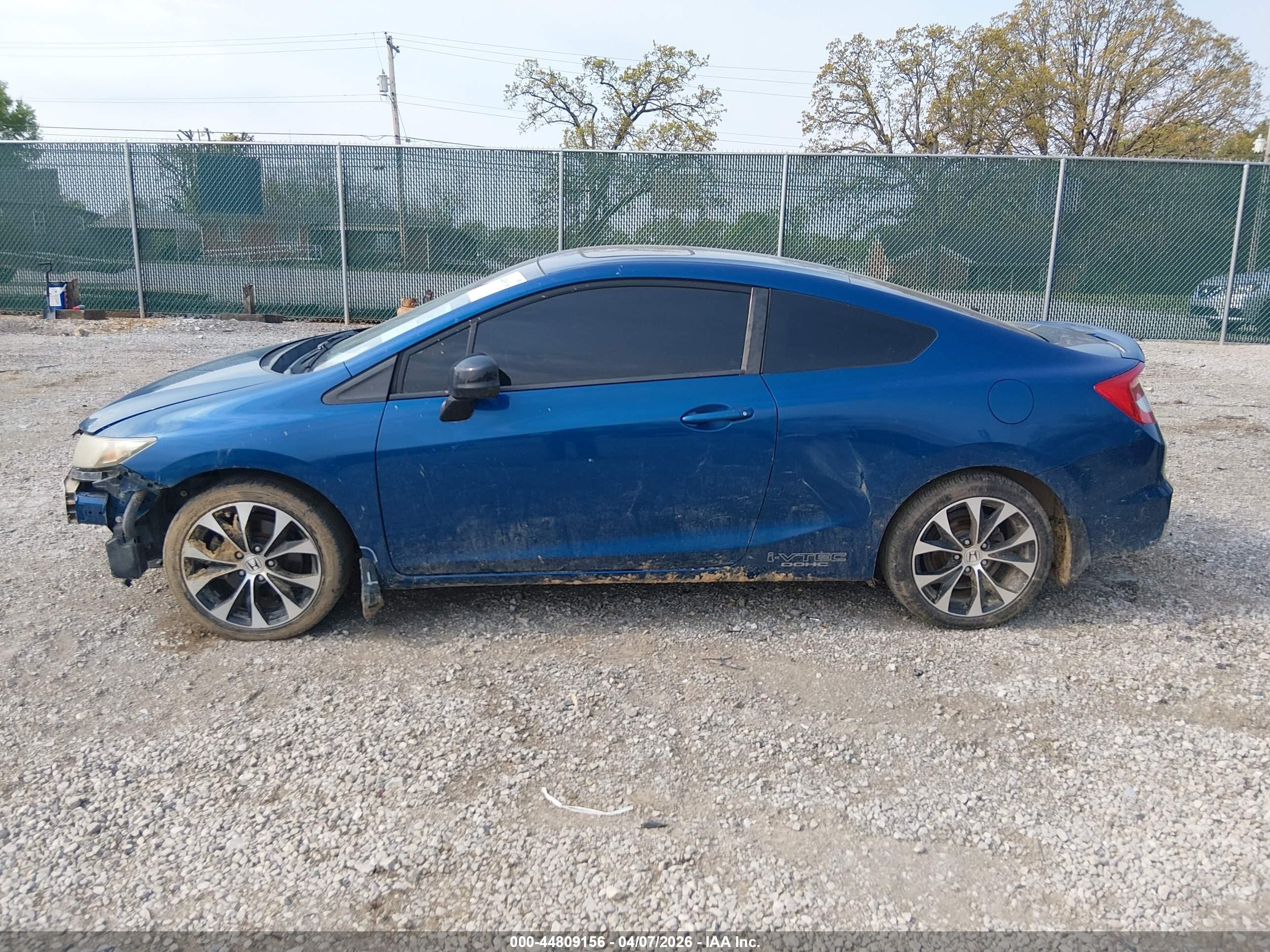 2013 Honda Civic Si Blue vin: 2HGFG4A54DH703921