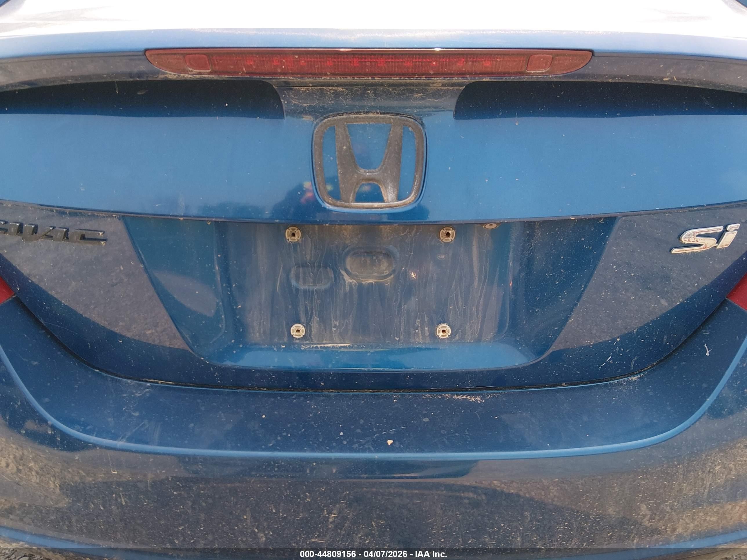 2013 Honda Civic Si Blue vin: 2HGFG4A54DH703921