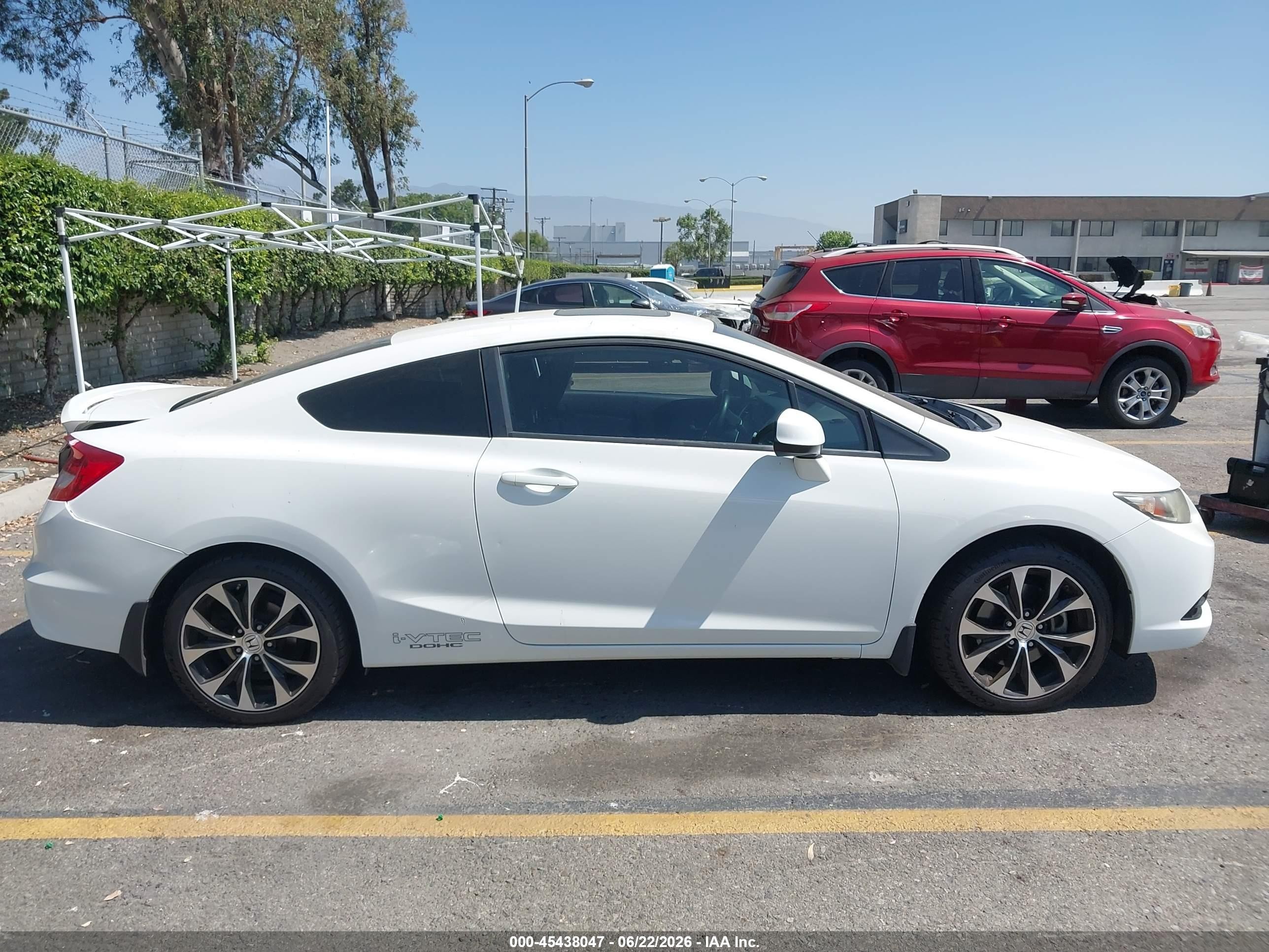 2013 Honda Civic Si White vin: 2HGFG4A54DH704034