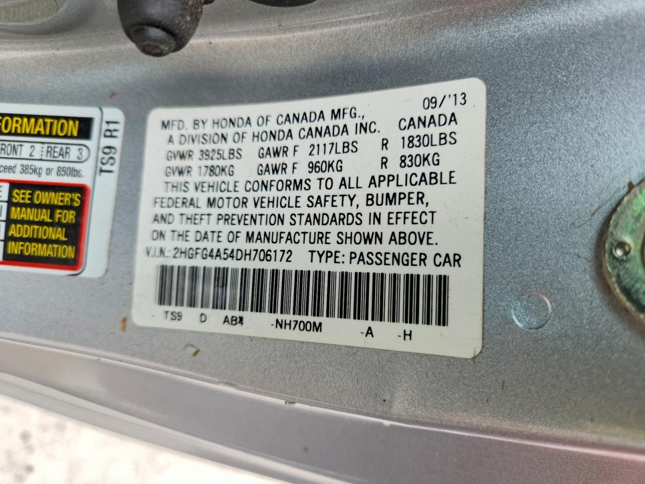 2013 Honda Civic Si Серебряный vin: 2HGFG4A54DH706172