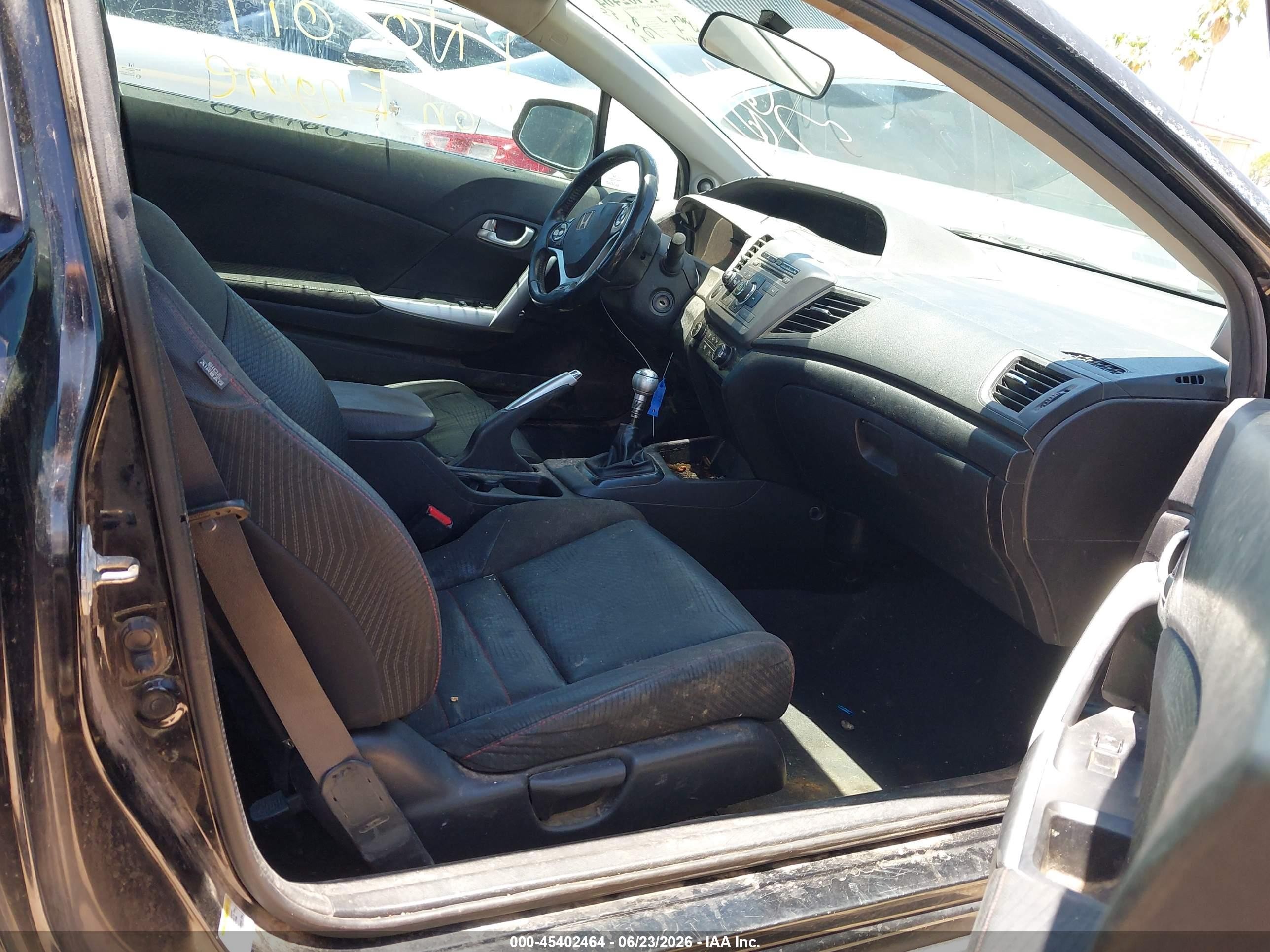 2012 Honda Civic Si Black vin: 2HGFG4A55CH701027