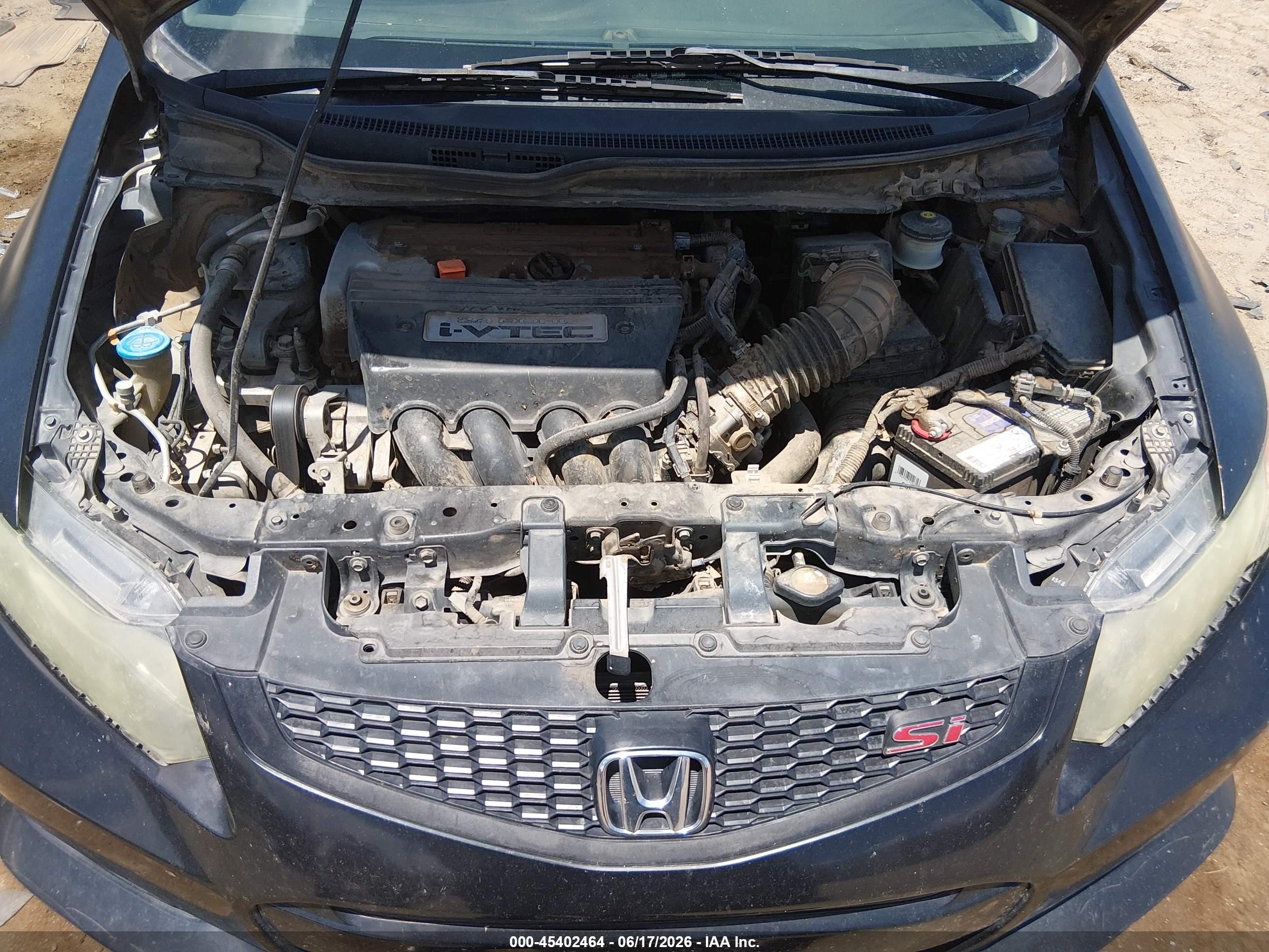 2012 Honda Civic Si Black vin: 2HGFG4A55CH701027