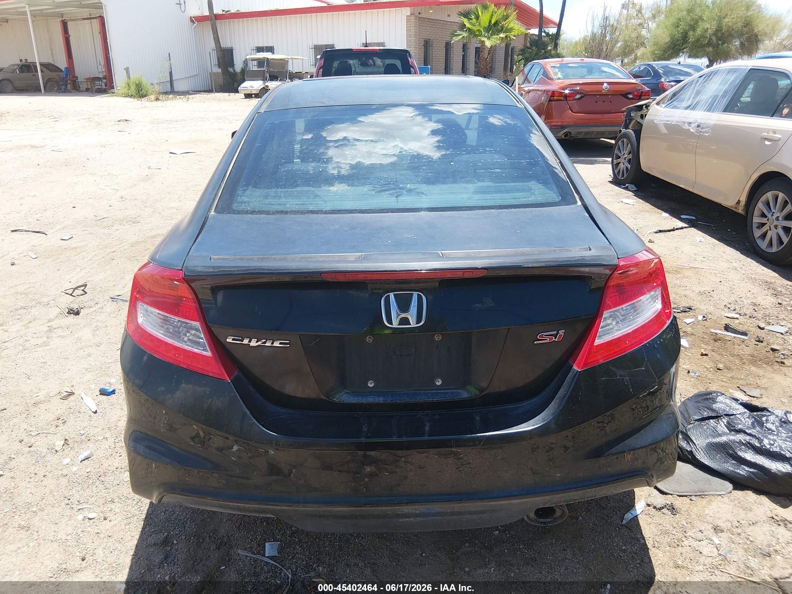 2012 Honda Civic Si Black vin: 2HGFG4A55CH701027