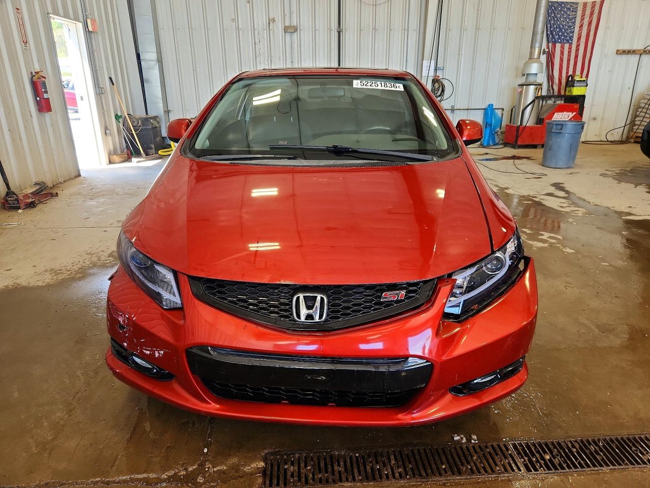 2012 Honda Civic Si Red vin: 2HGFG4A55CH704719