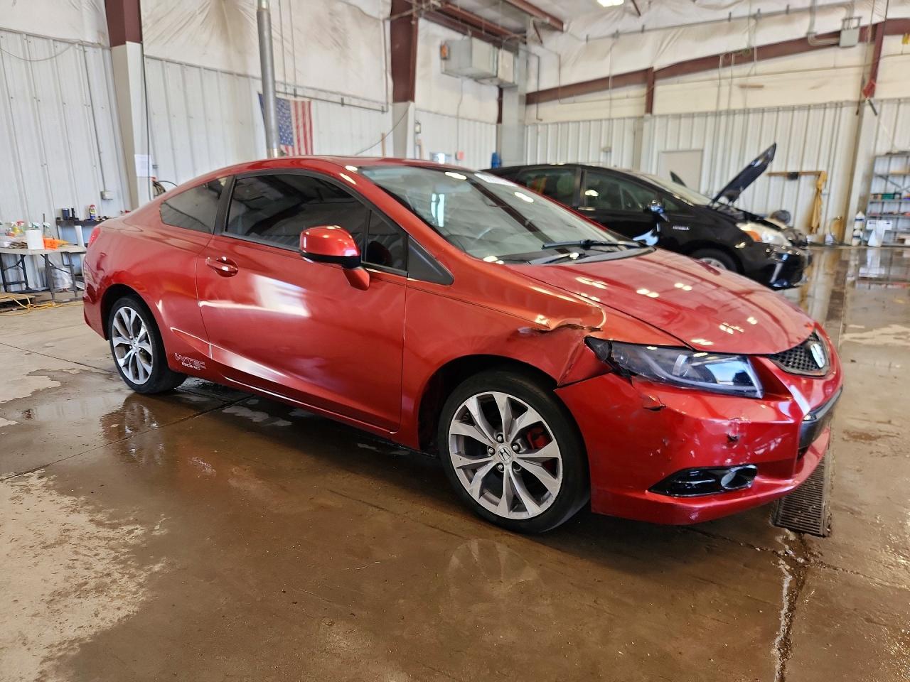 2012 Honda Civic Si Red vin: 2HGFG4A55CH704719