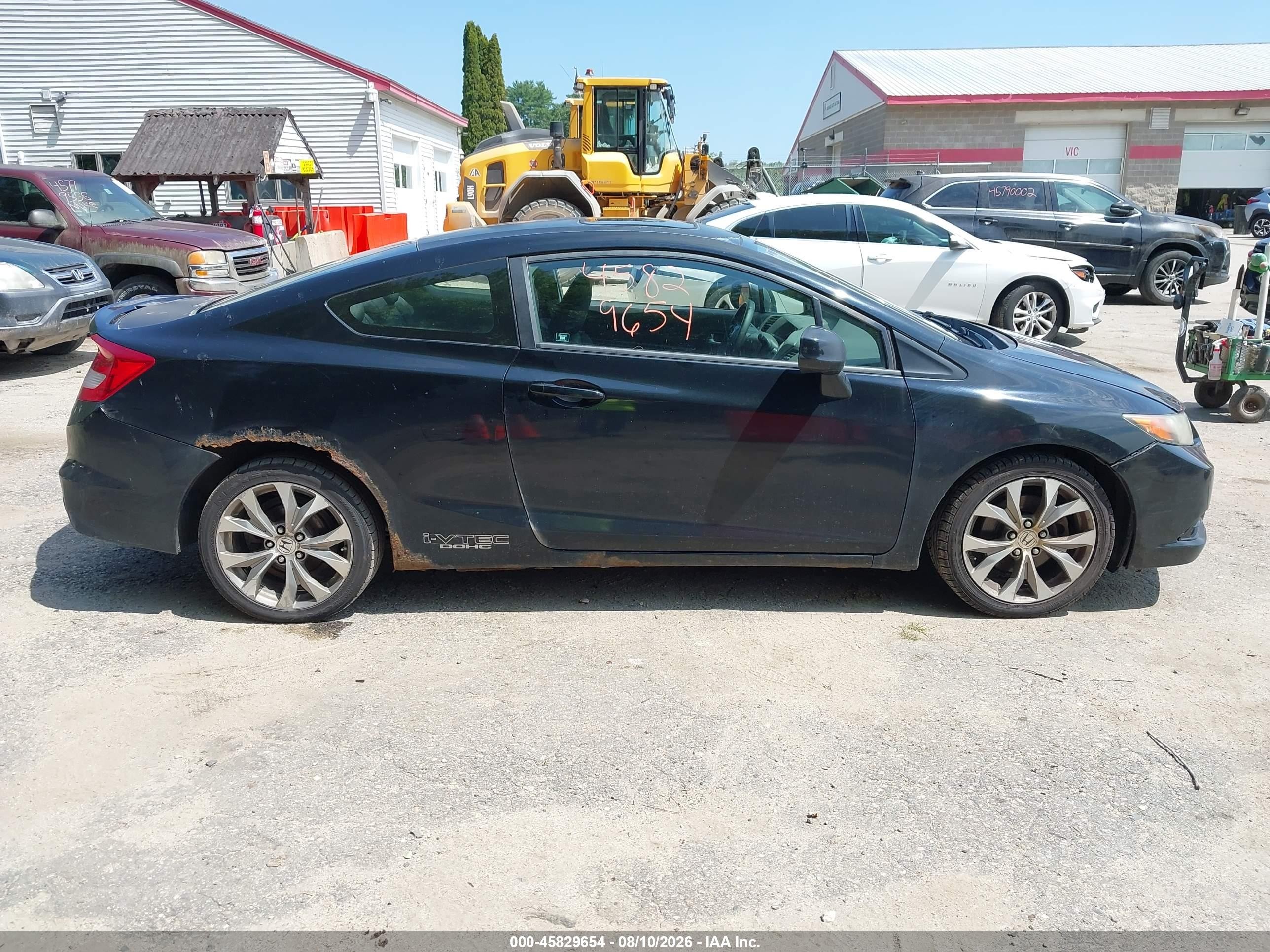 2012 Honda Civic Si Черный vin: 2HGFG4A55CH709113