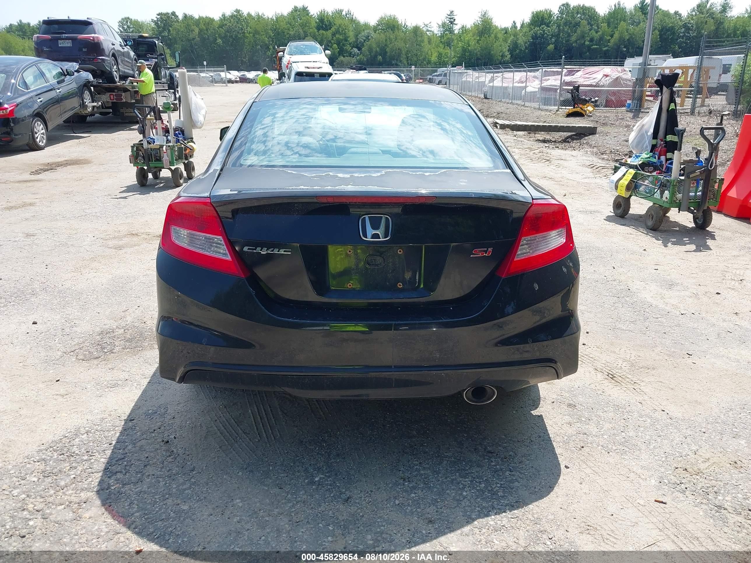 2012 Honda Civic Si Черный vin: 2HGFG4A55CH709113