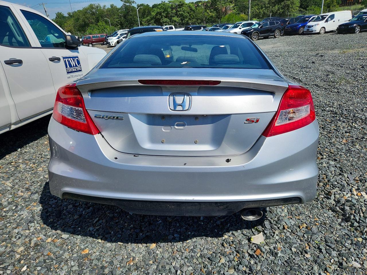 2013 Honda Civic Si Silver vin: 2HGFG4A55DH703166