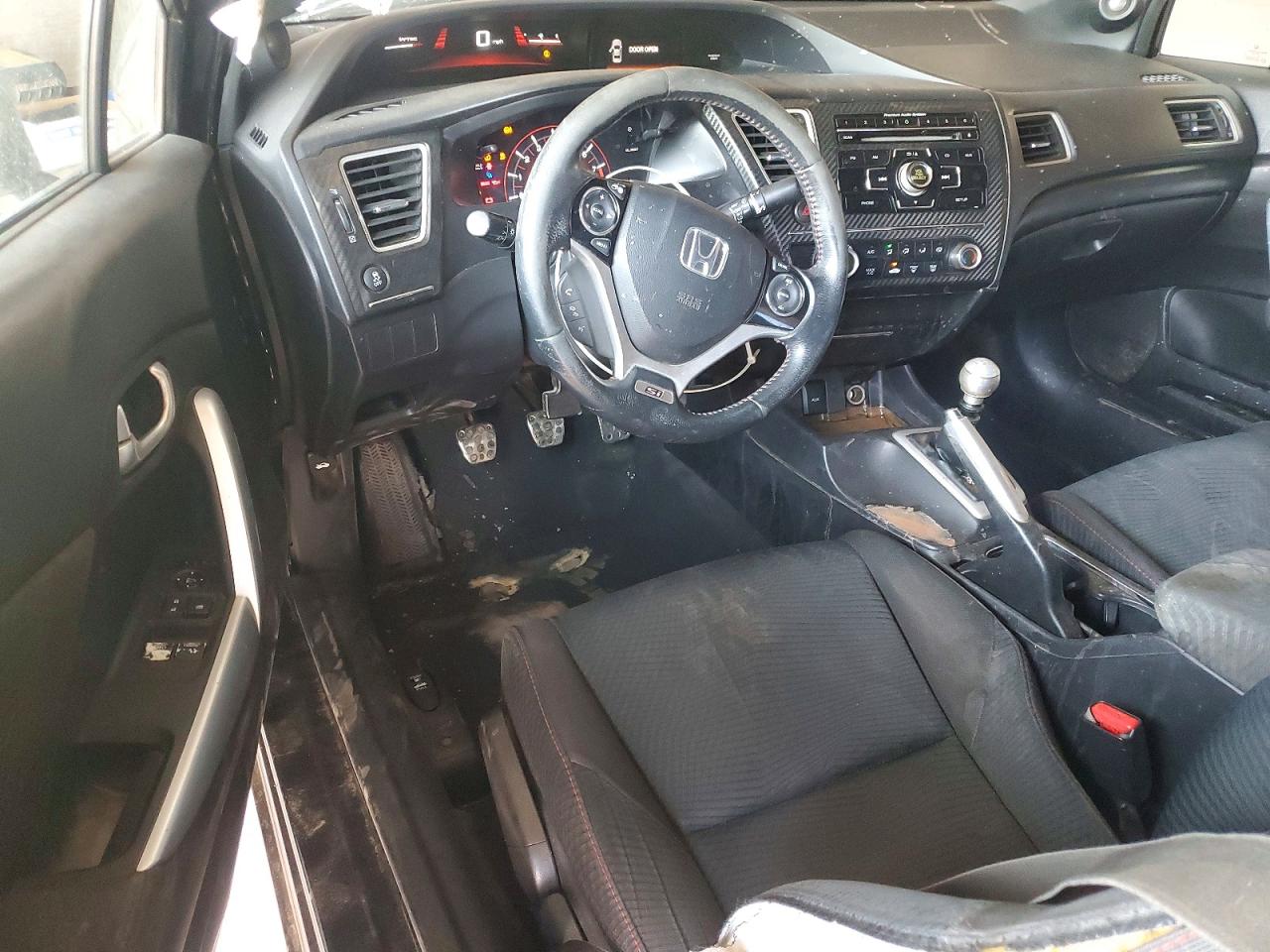 2013 Honda Civic Si Black vin: 2HGFG4A55DH703491
