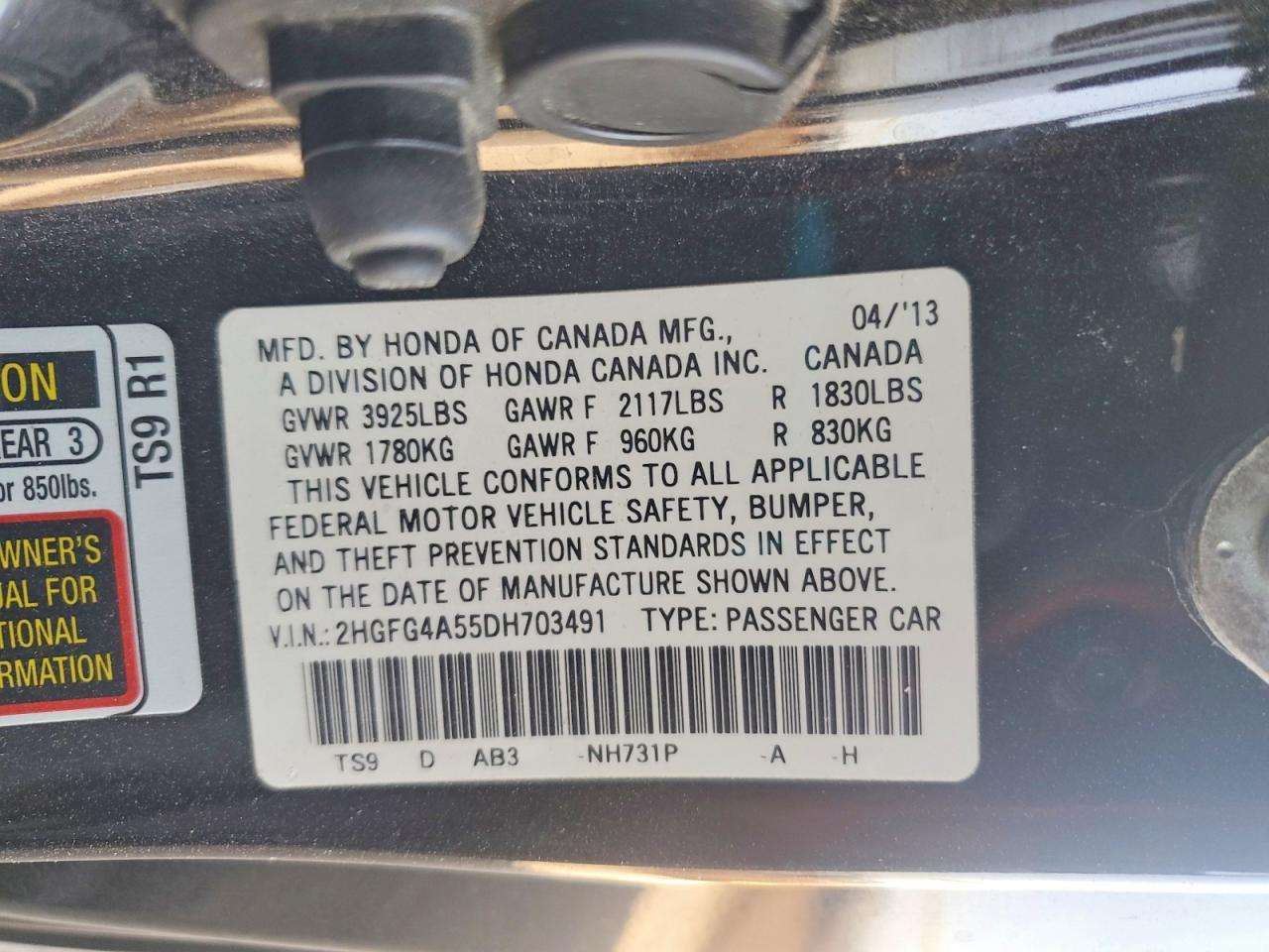 2013 Honda Civic Si Black vin: 2HGFG4A55DH703491
