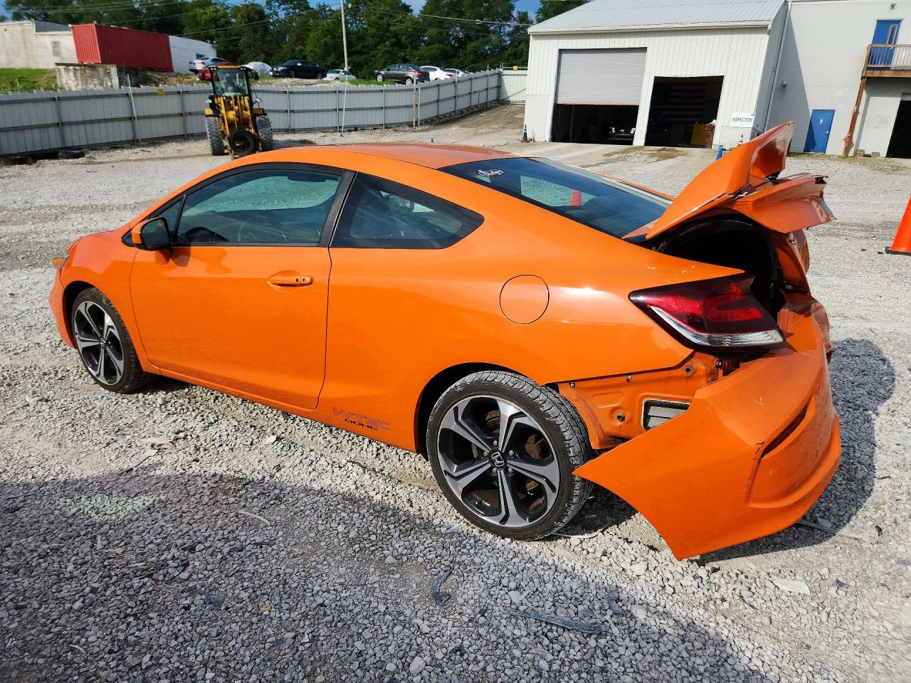 2014 Honda Civic Si Orange vin: 2HGFG4A55EH703010