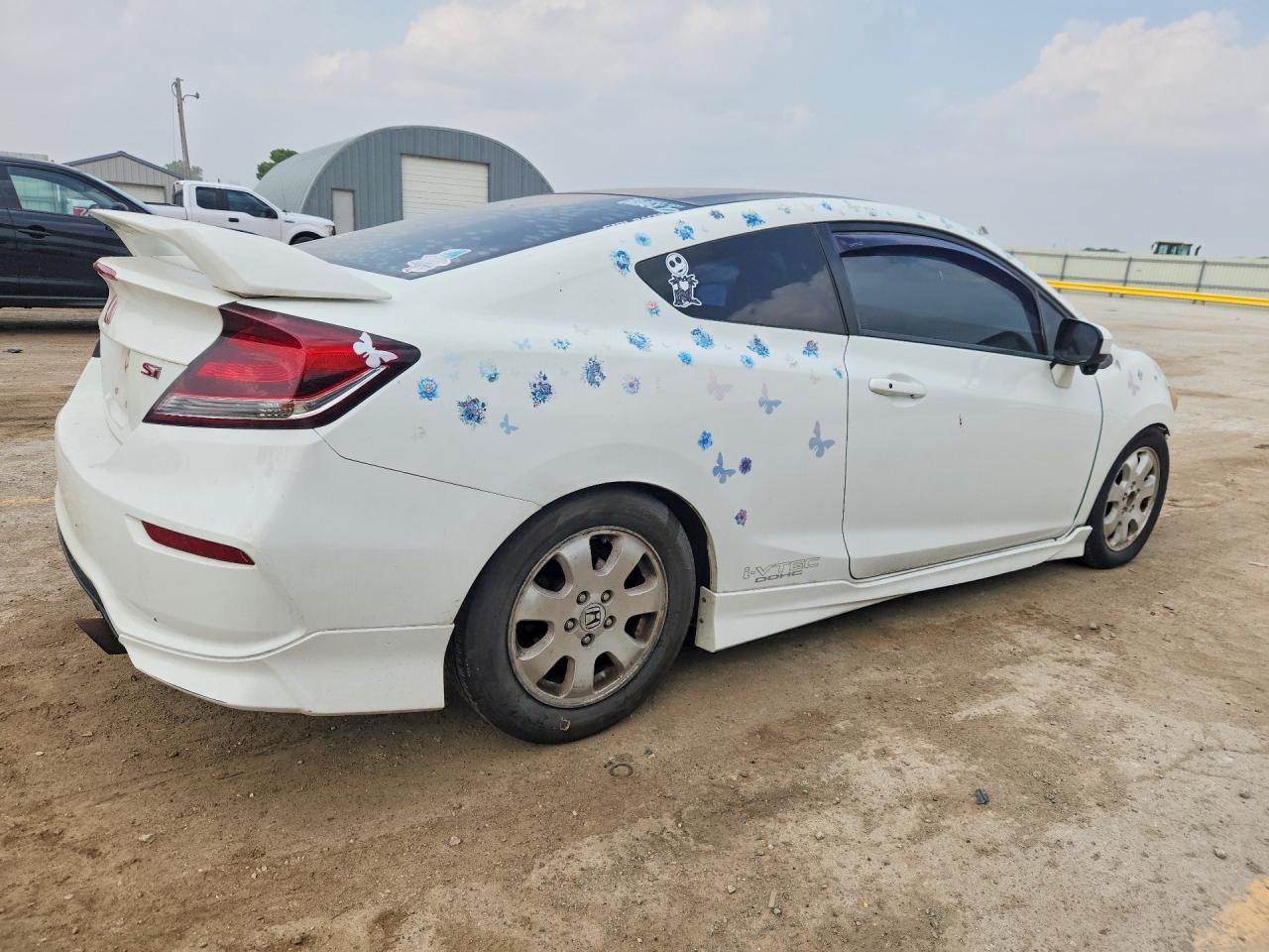 2014 Honda Civic Si White vin: 2HGFG4A55EH703573