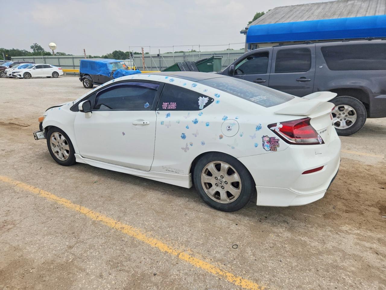2014 Honda Civic Si White vin: 2HGFG4A55EH703573