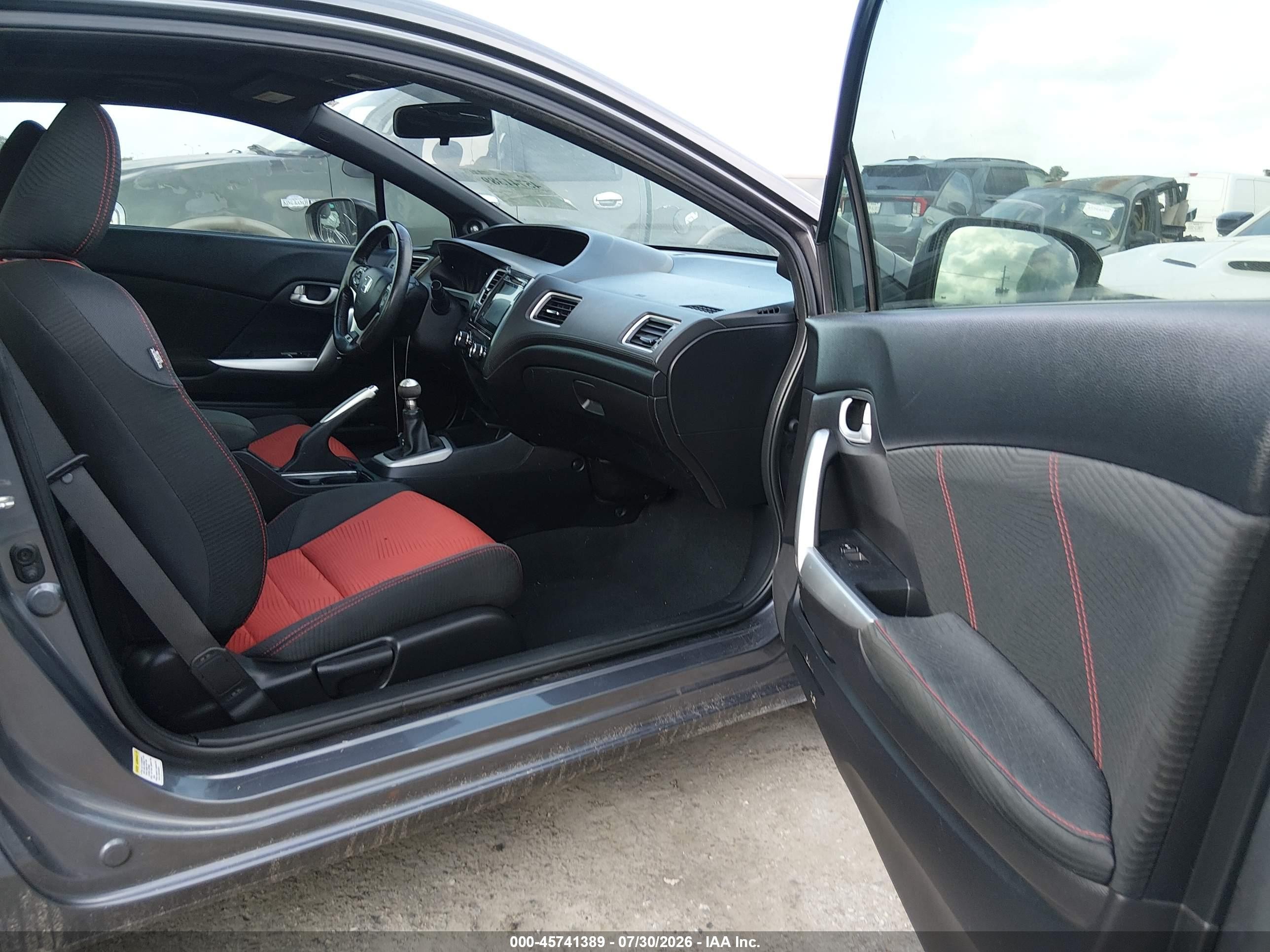 2015 Honda Civic Si Gray vin: 2HGFG4A55FH701954