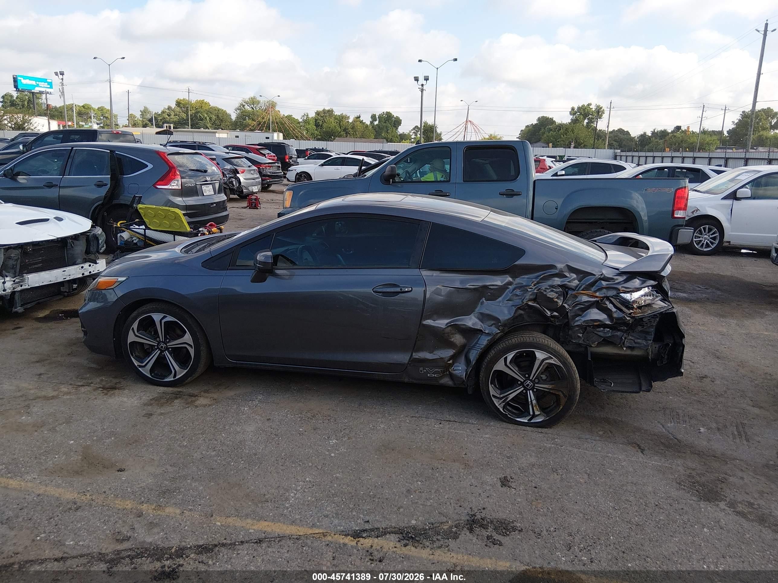 2015 Honda Civic Si Gray vin: 2HGFG4A55FH701954