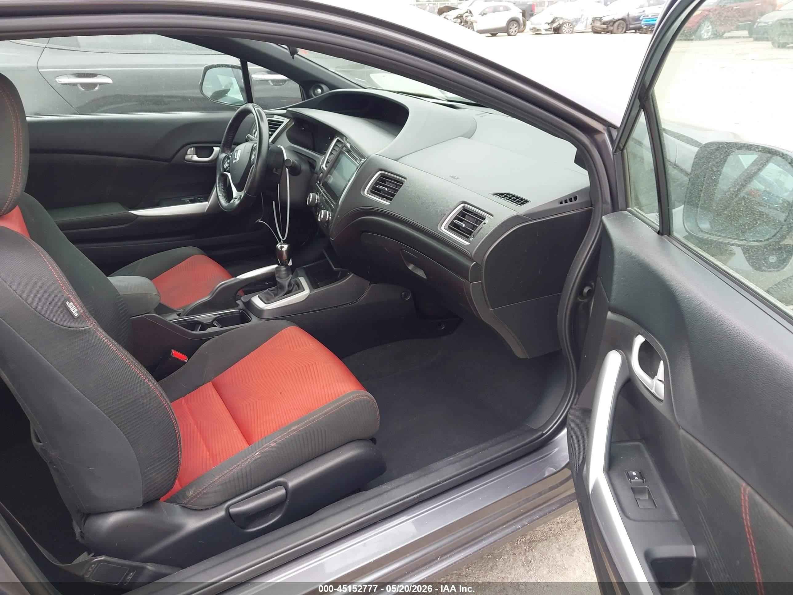 2015 Honda Civic Si Gray vin: 2HGFG4A55FH704692