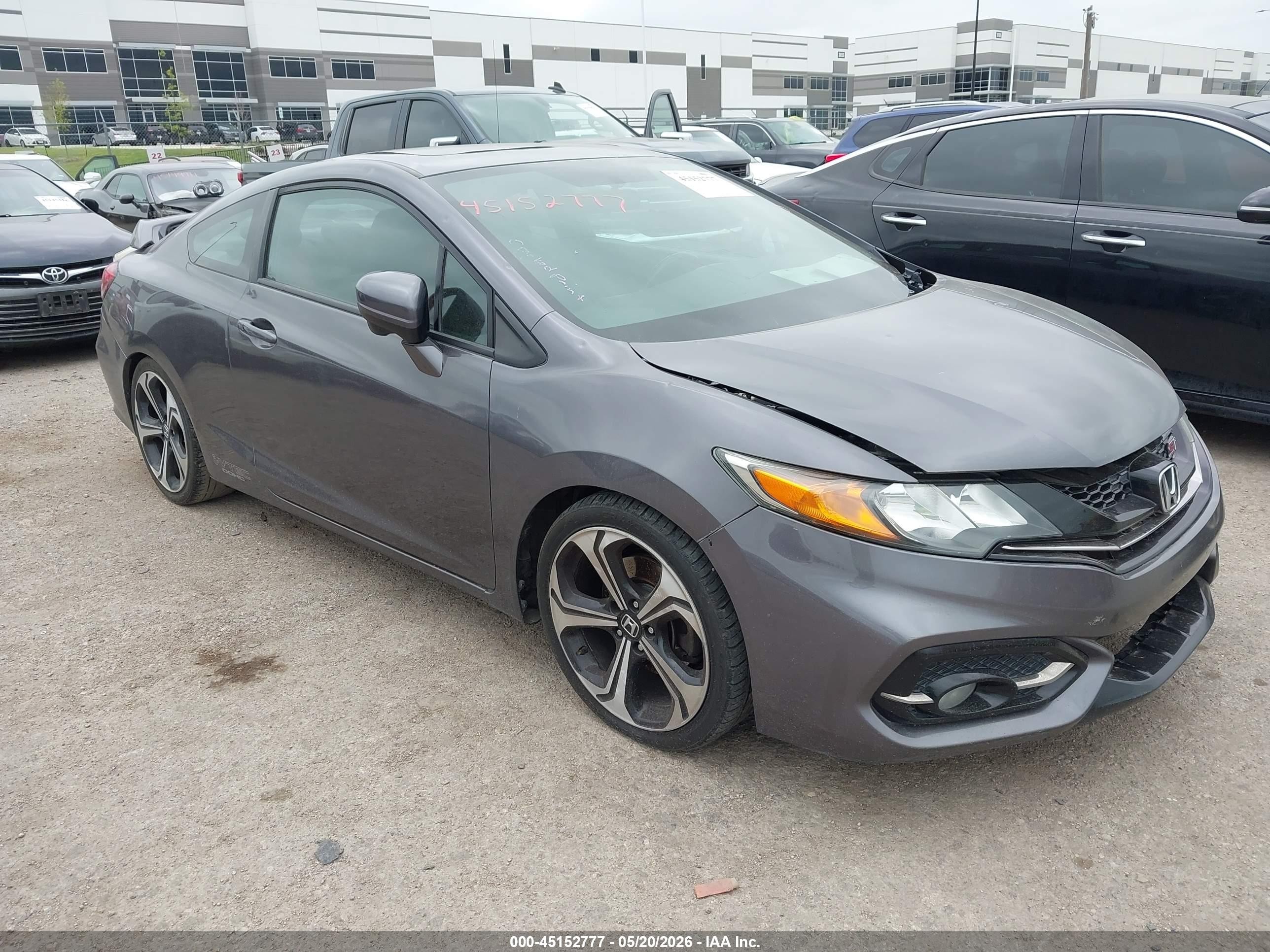2015 Honda Civic Si Gray vin: 2HGFG4A55FH704692