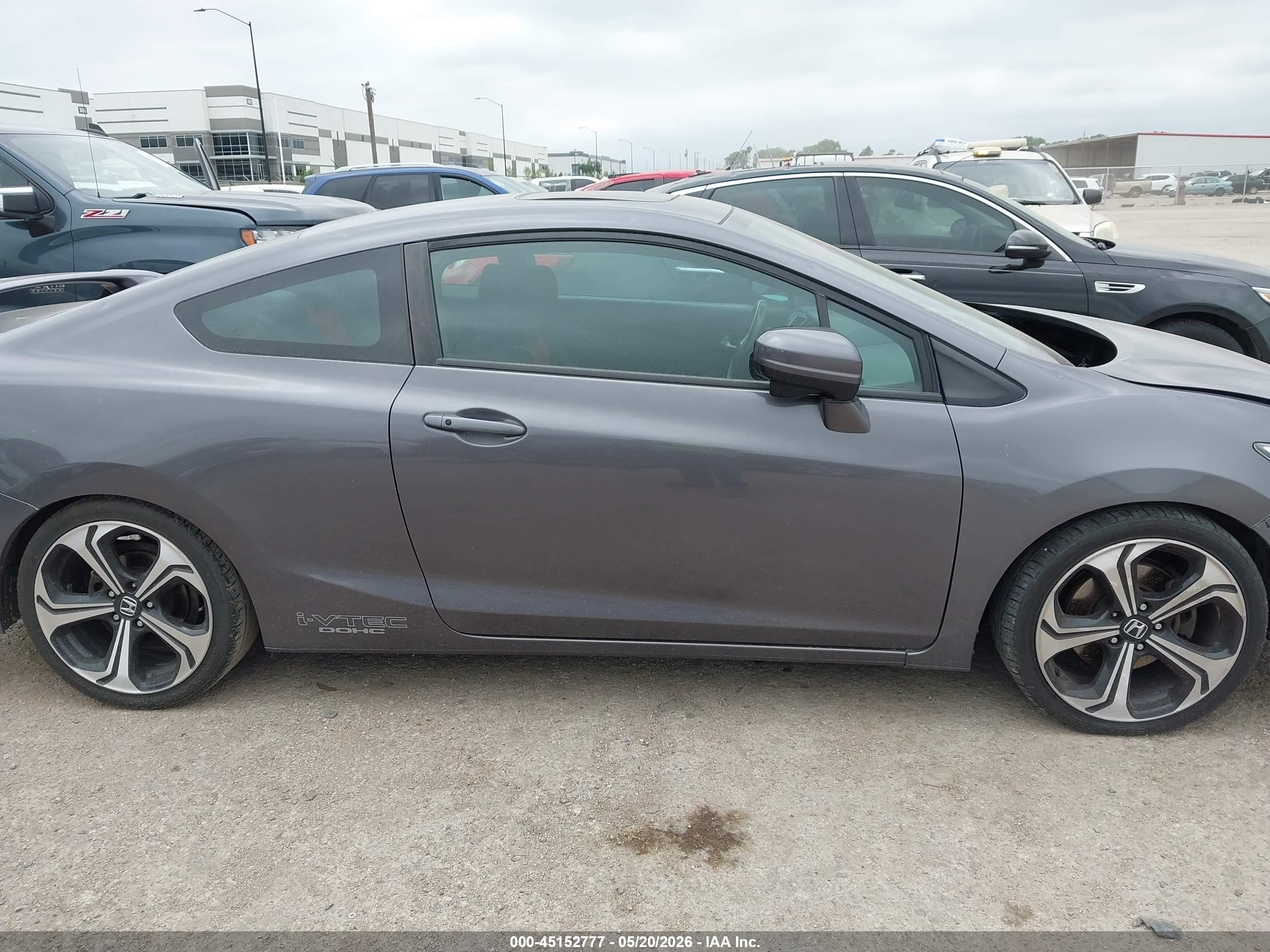 2015 Honda Civic Si Gray vin: 2HGFG4A55FH704692