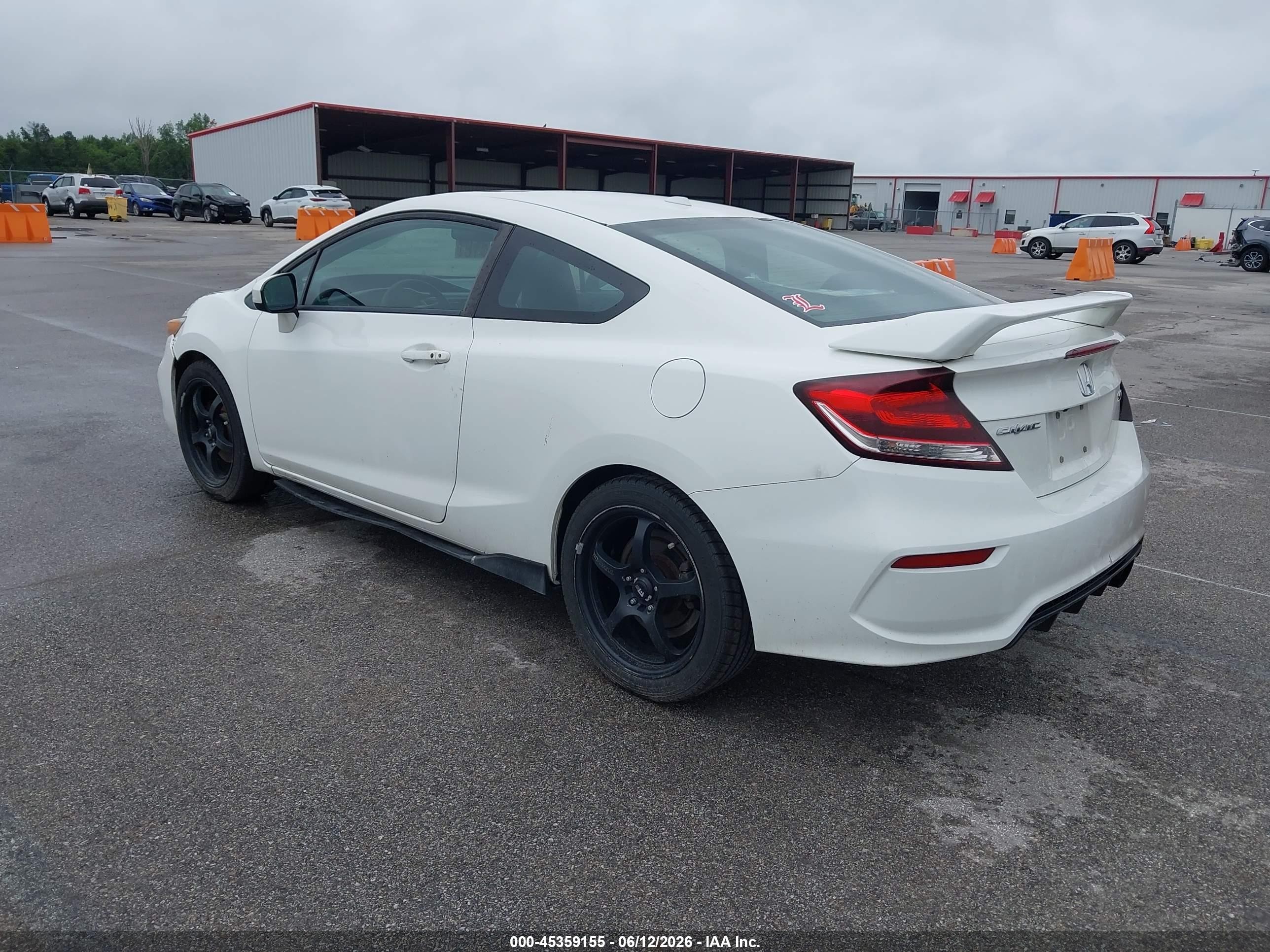2015 Honda Civic Si White vin: 2HGFG4A55FH705115