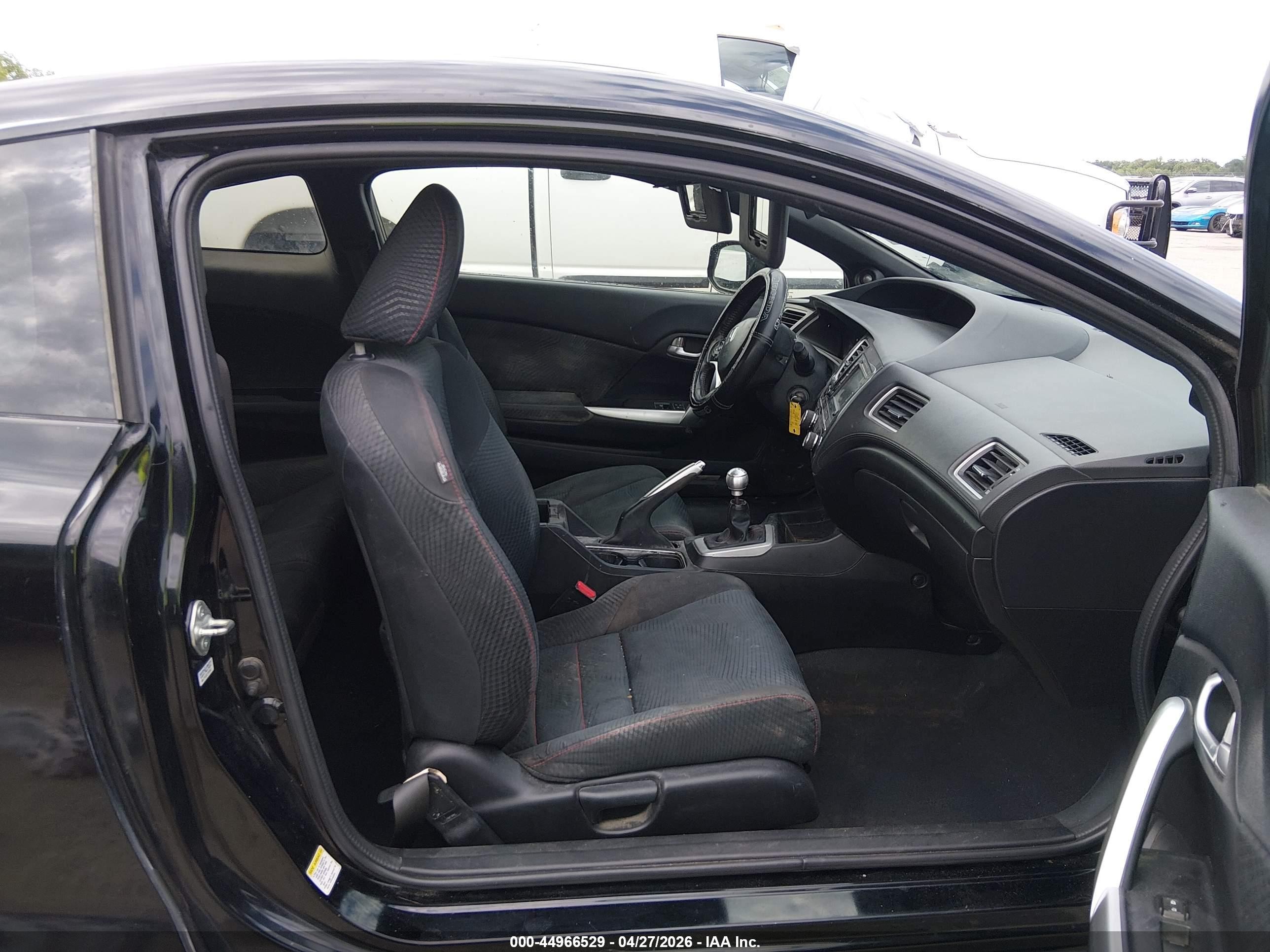 2013 Honda Civic Si Black vin: 2HGFG4A56DH700390