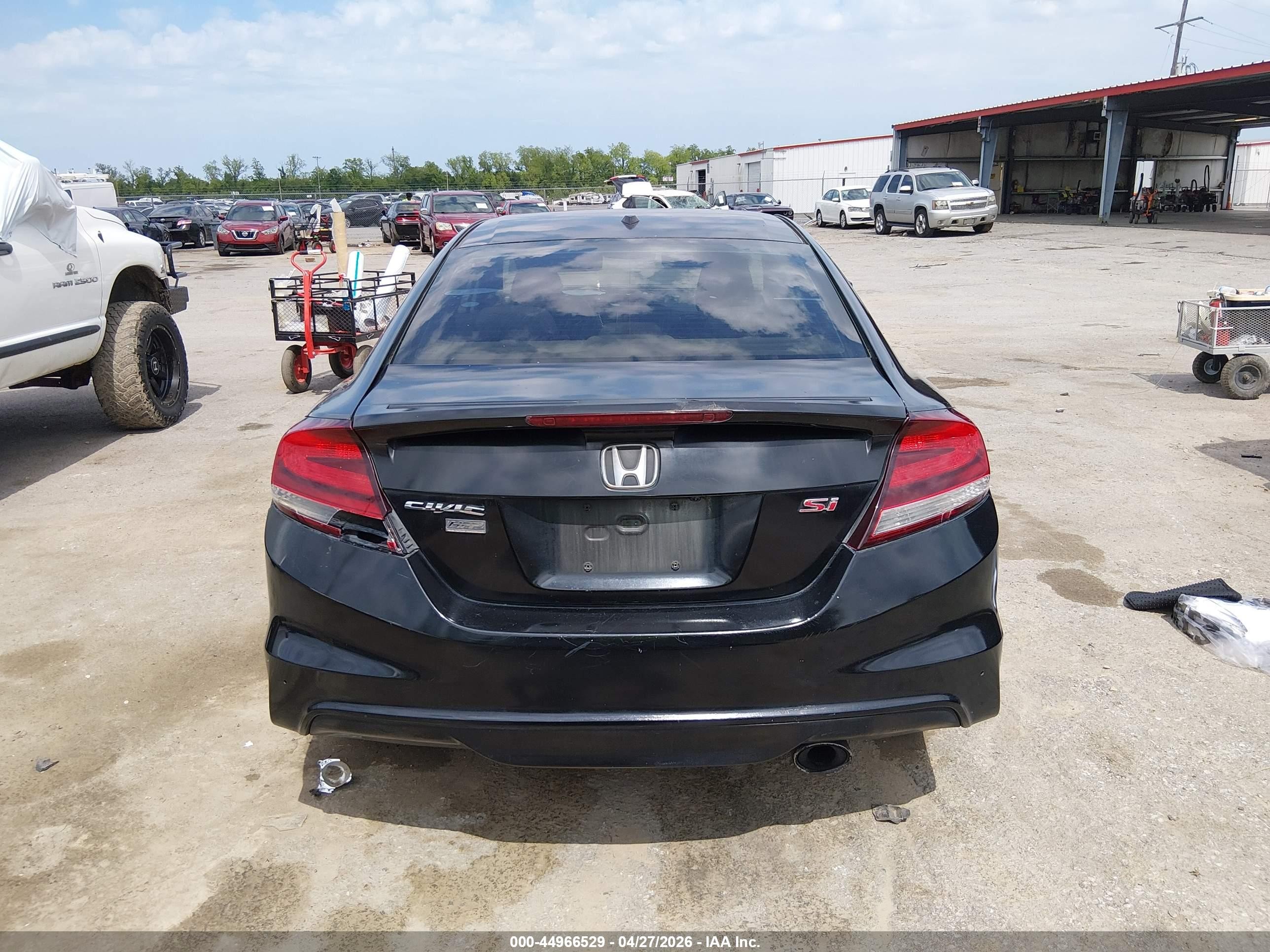 2013 Honda Civic Si Black vin: 2HGFG4A56DH700390