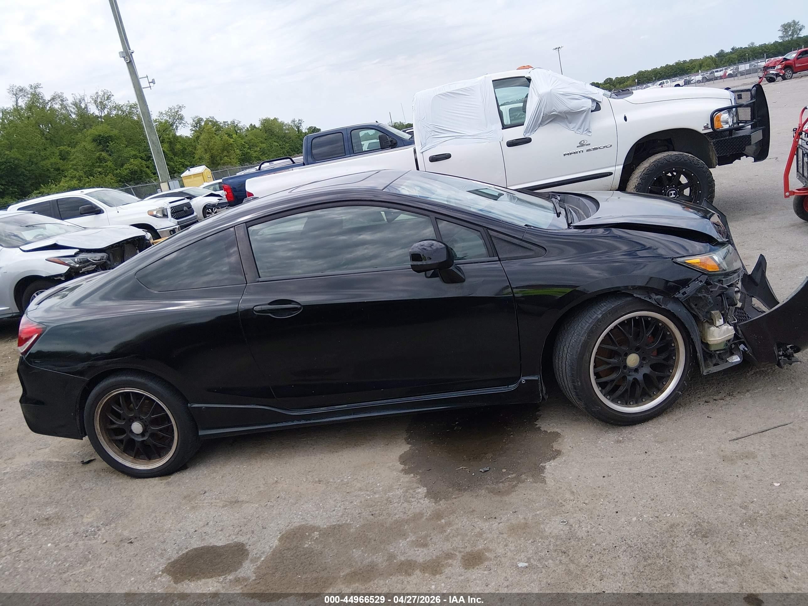 2013 Honda Civic Si Black vin: 2HGFG4A56DH700390