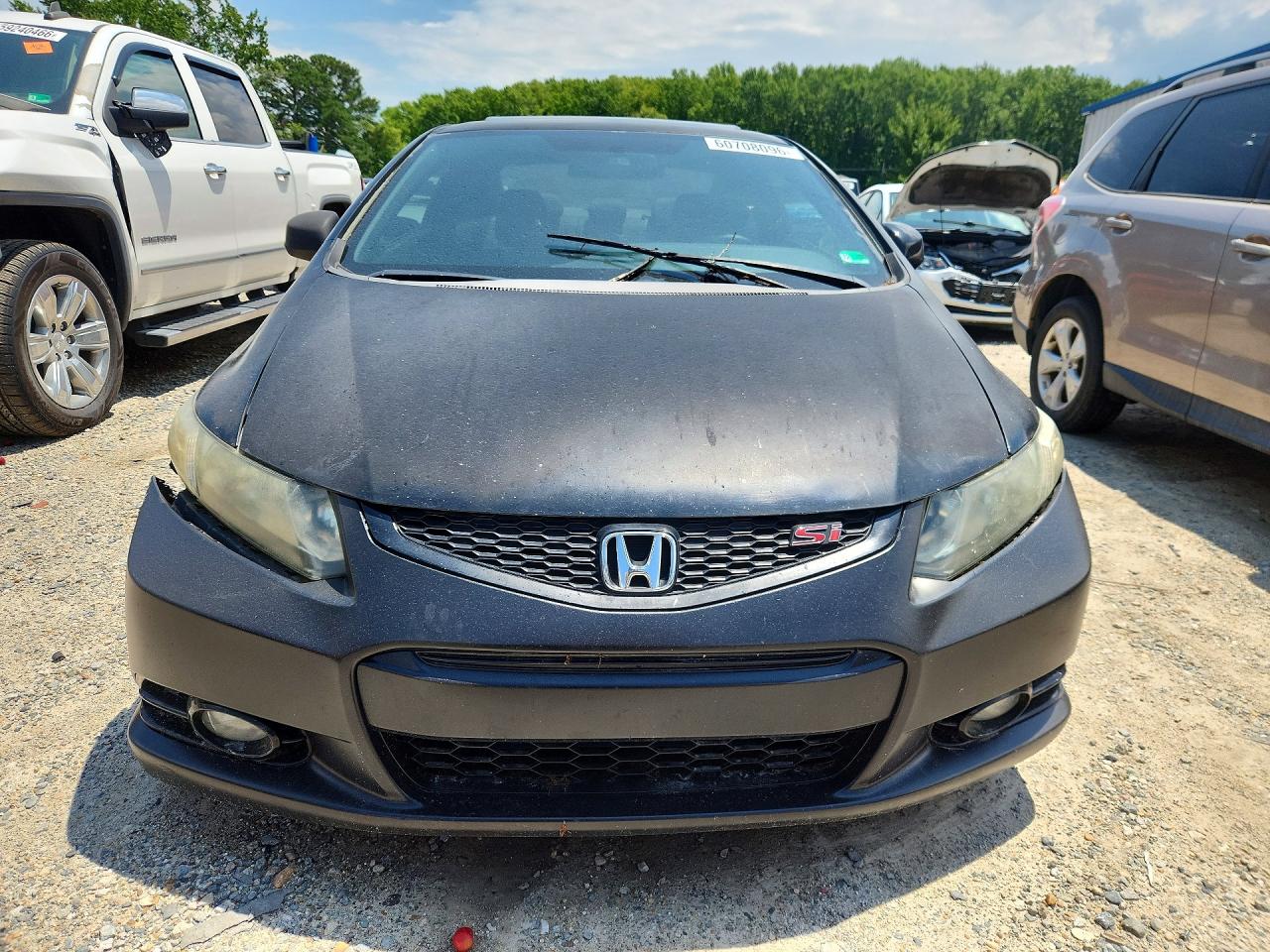 2013 Honda Civic Si Black vin: 2HGFG4A56DH702477