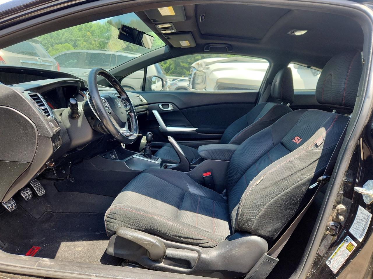 2013 Honda Civic Si Black vin: 2HGFG4A56DH702477