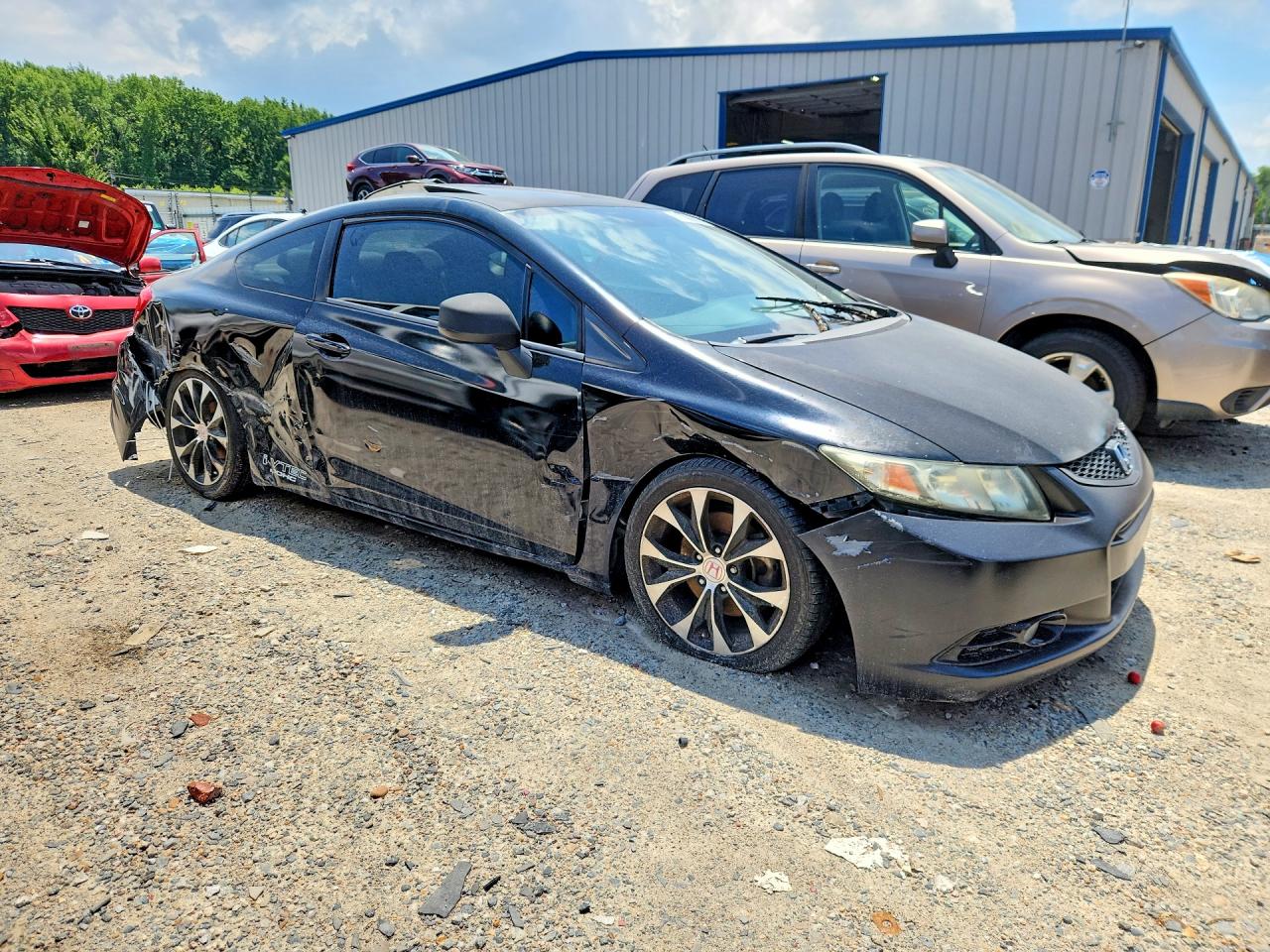 2013 Honda Civic Si Black vin: 2HGFG4A56DH702477