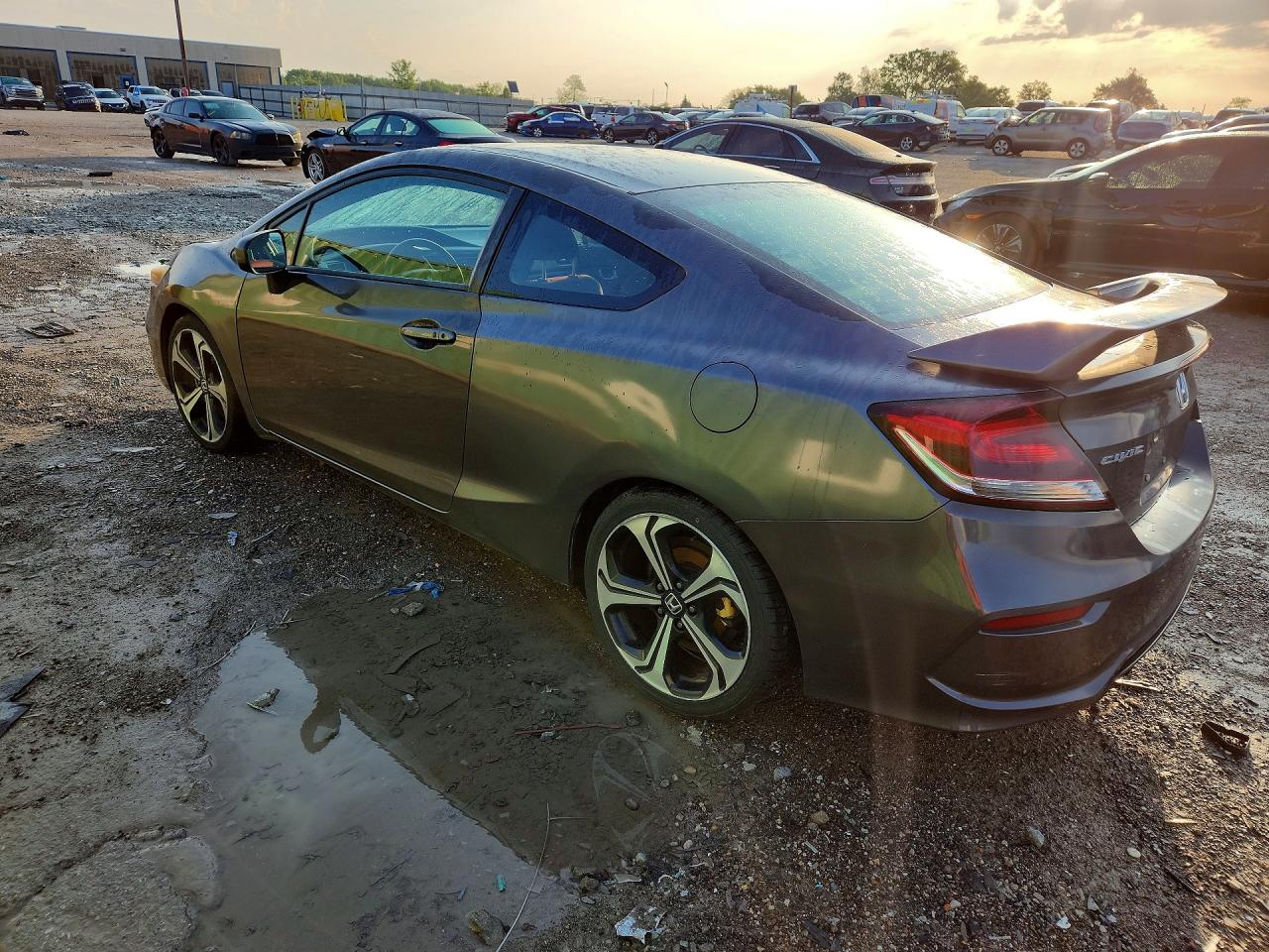 2014 Honda Civic Si Серый vin: 2HGFG4A56EH704246